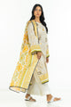 3PC Lawn Printed Suit With Embroidered