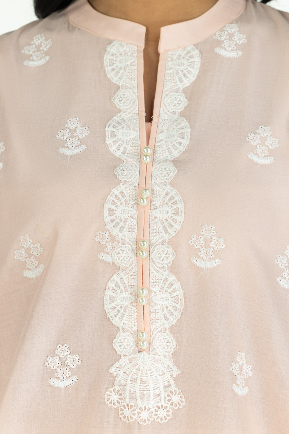 3Pc Lawn Schiffli Embroidered Suit