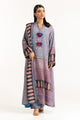 3PC raw-silk Printed Suit