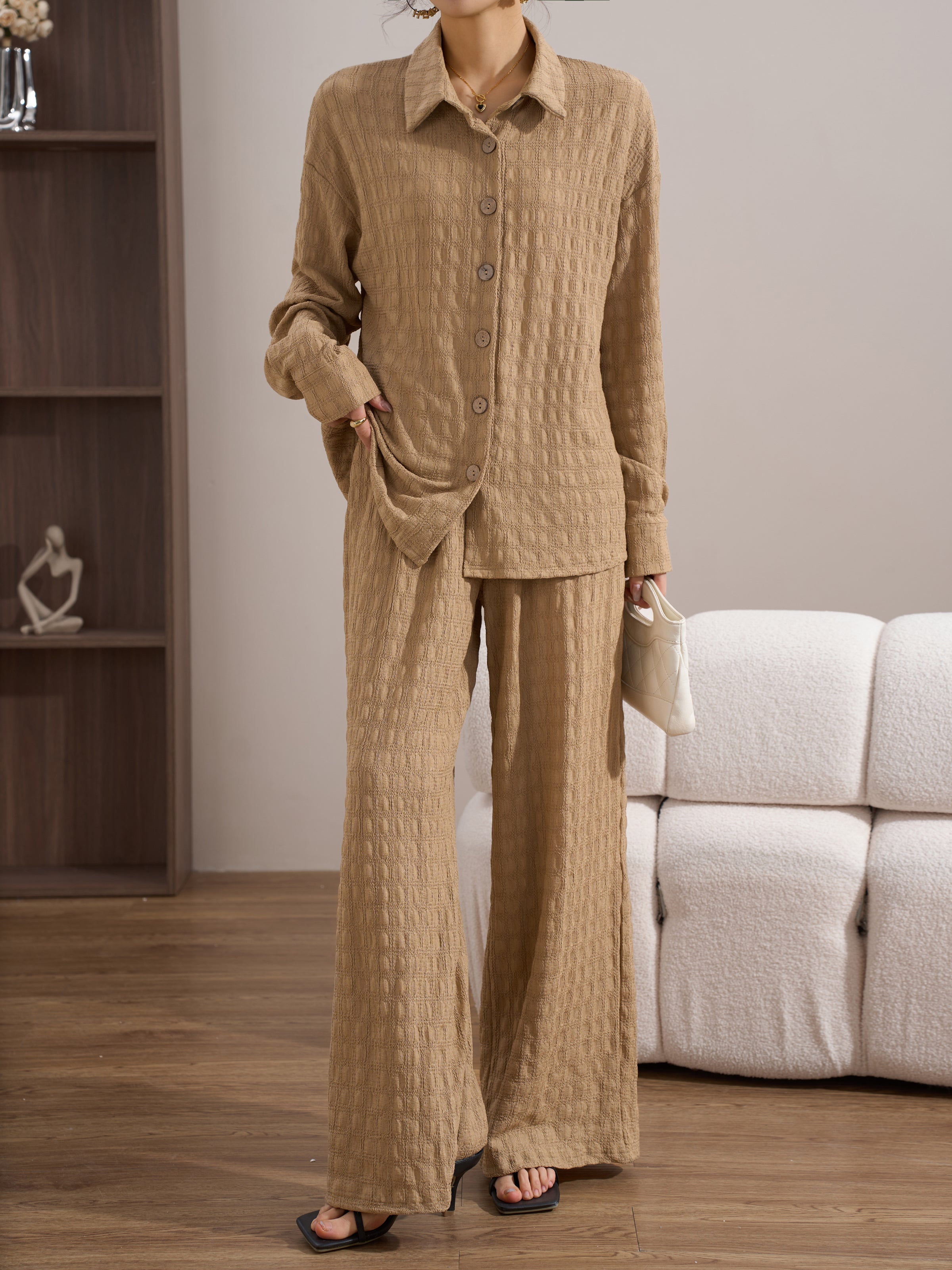 Fornells Textured Summer Suit