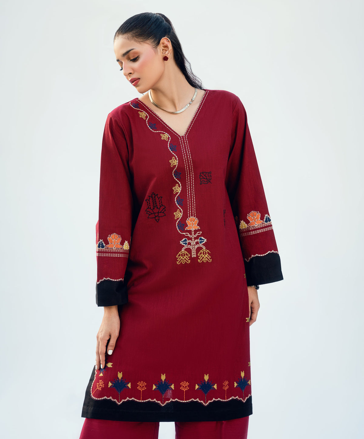 Folk Muse | 2 pc Stitched