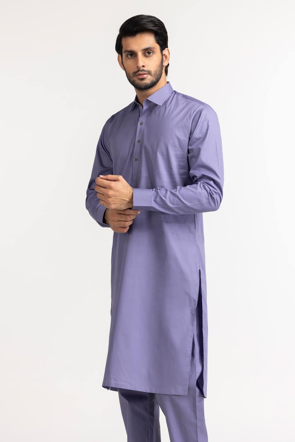 Titanium Latha Unstitched Fabric Cotton-Lf