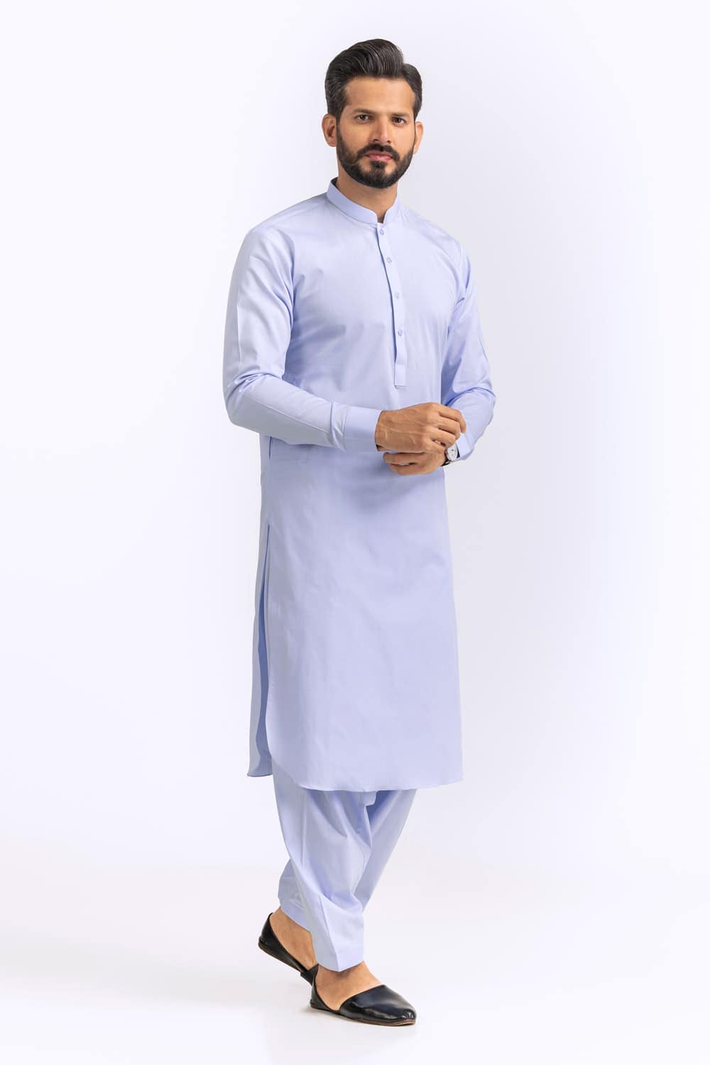 Titanium Latha Unstitched Fabric Cotton-Lf