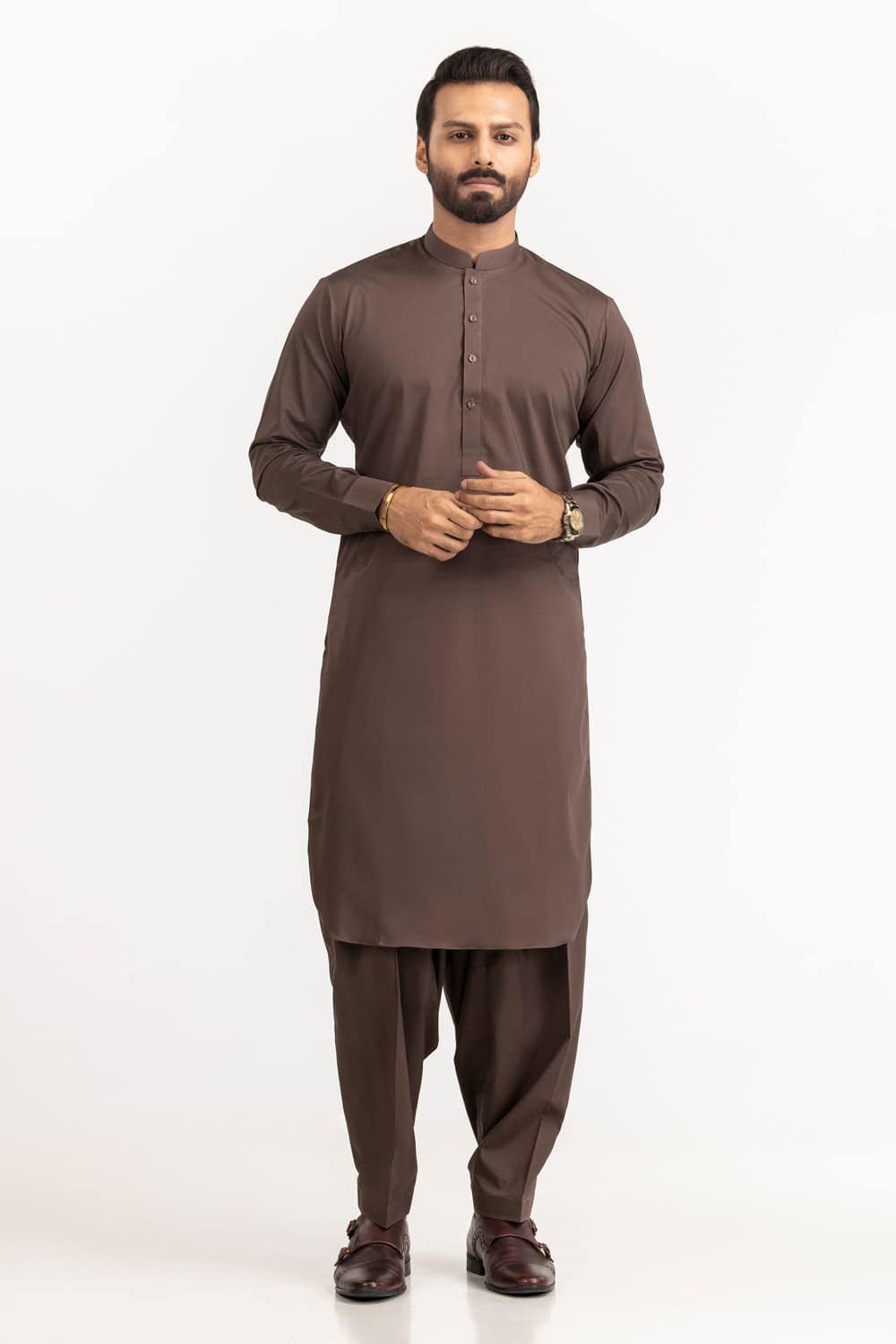 Titanium Latha Unstitched Fabric Cotton-Lf