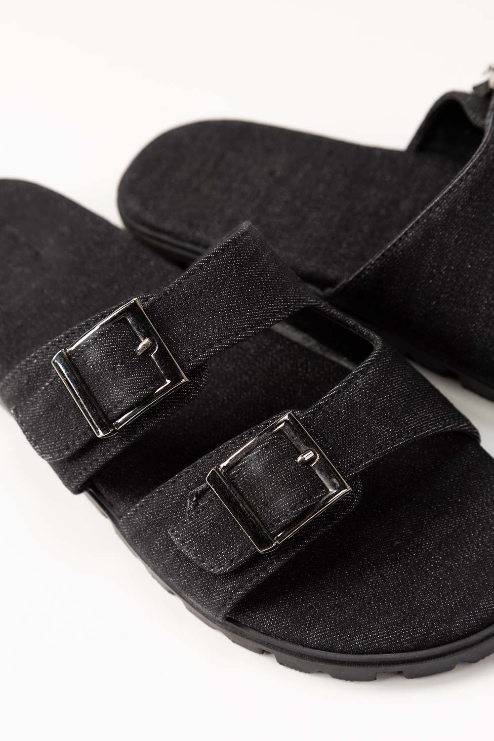 Black Comfy Slipper Iww-Cfs24-004