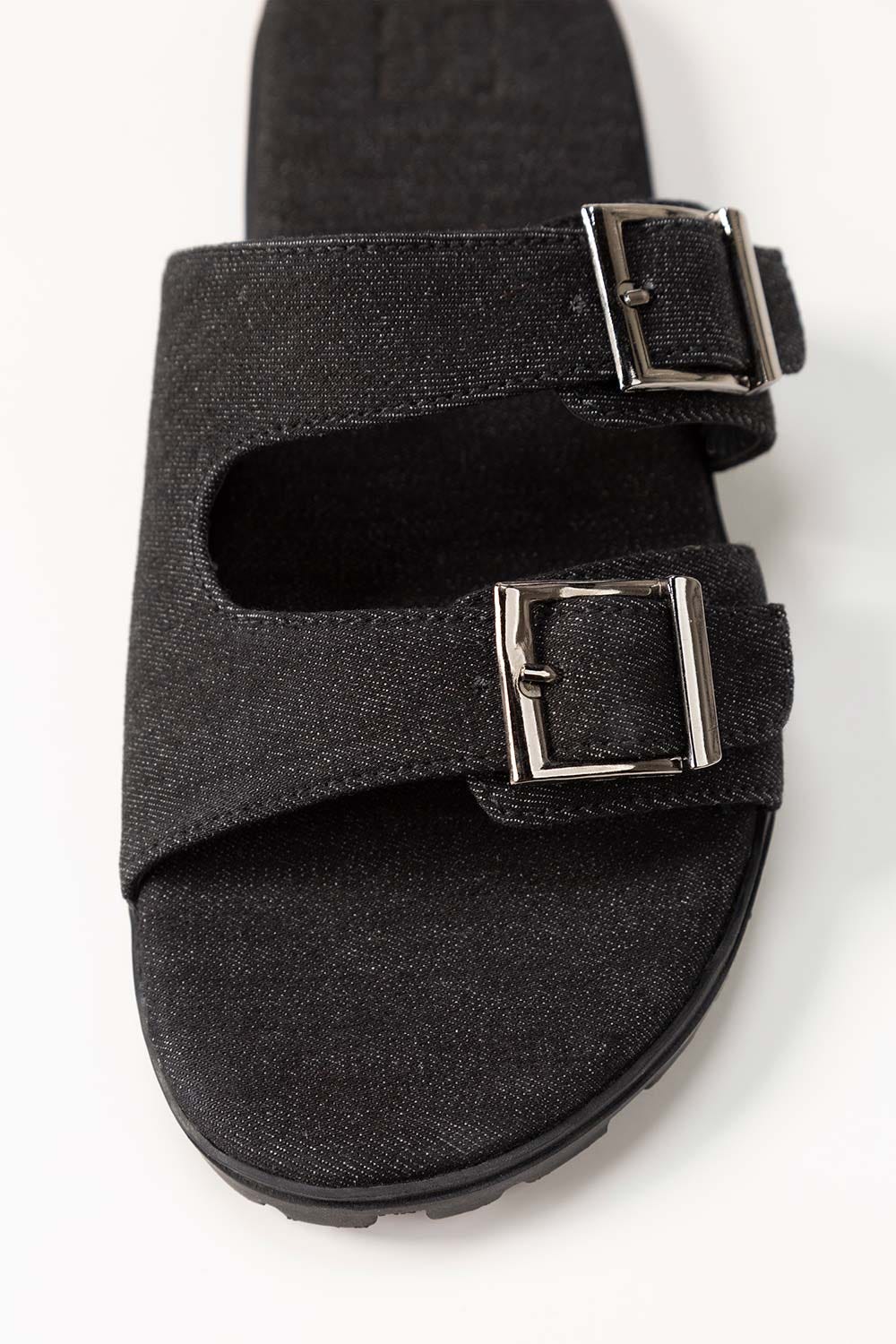 Black Comfy Slipper Iww-Cfs24-004