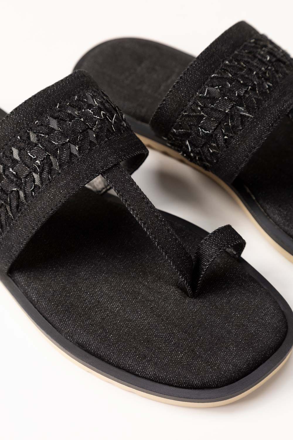 Black Comfy Slipper Iww-Cfs24-006