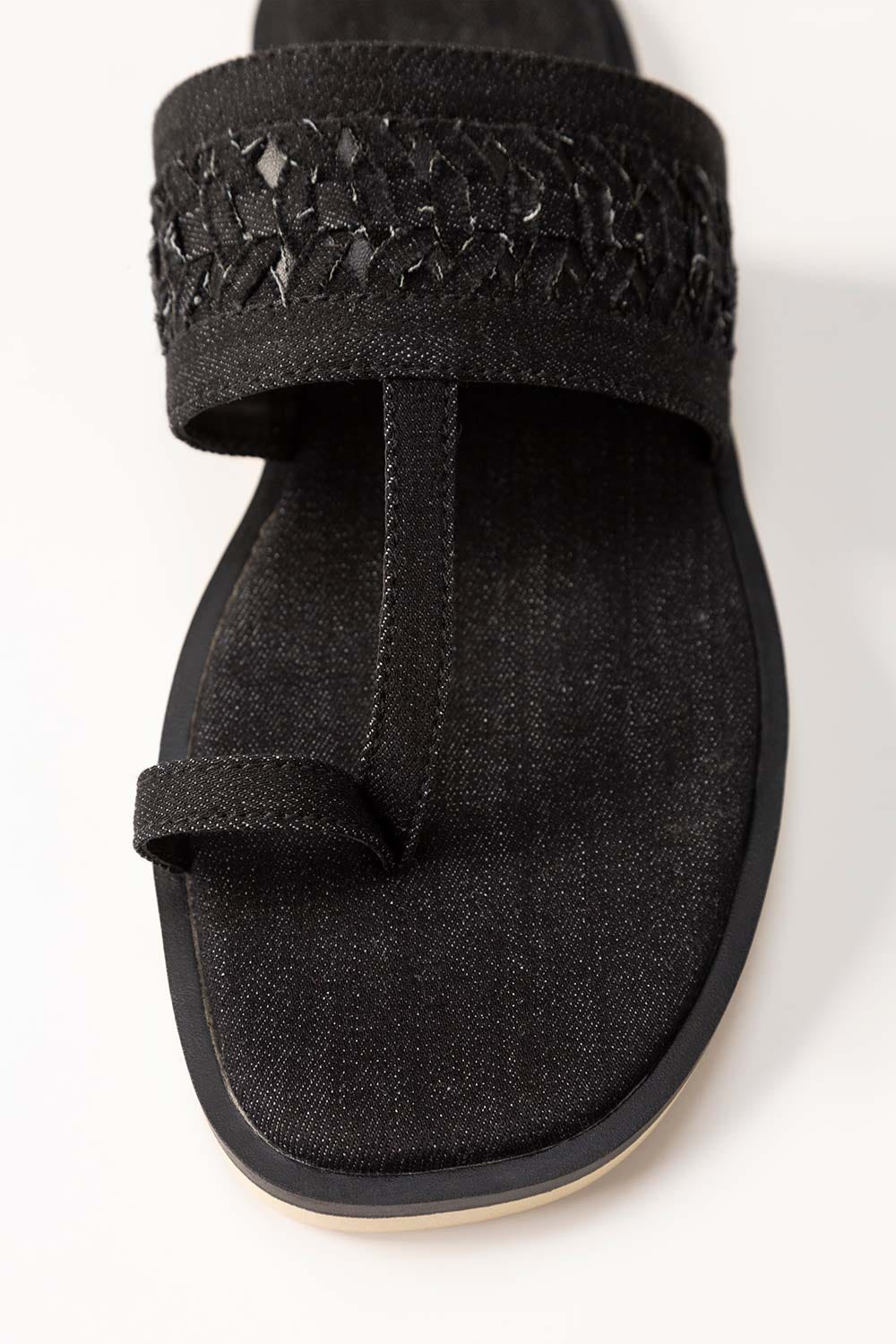 Black Comfy Slipper Iww-Cfs24-006