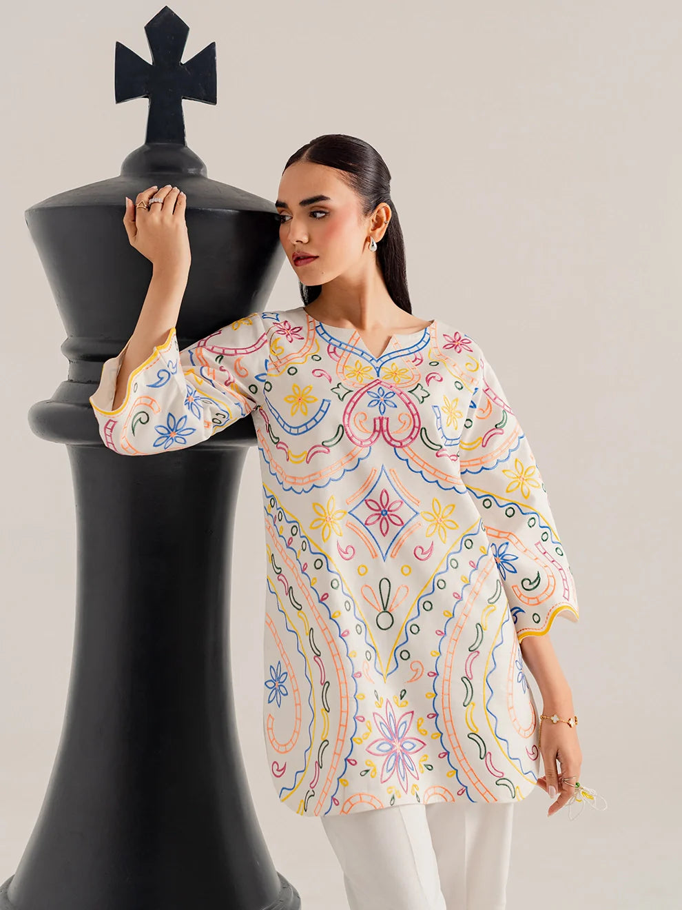 Raveel | 2Pc Embroidered Cotton Set
