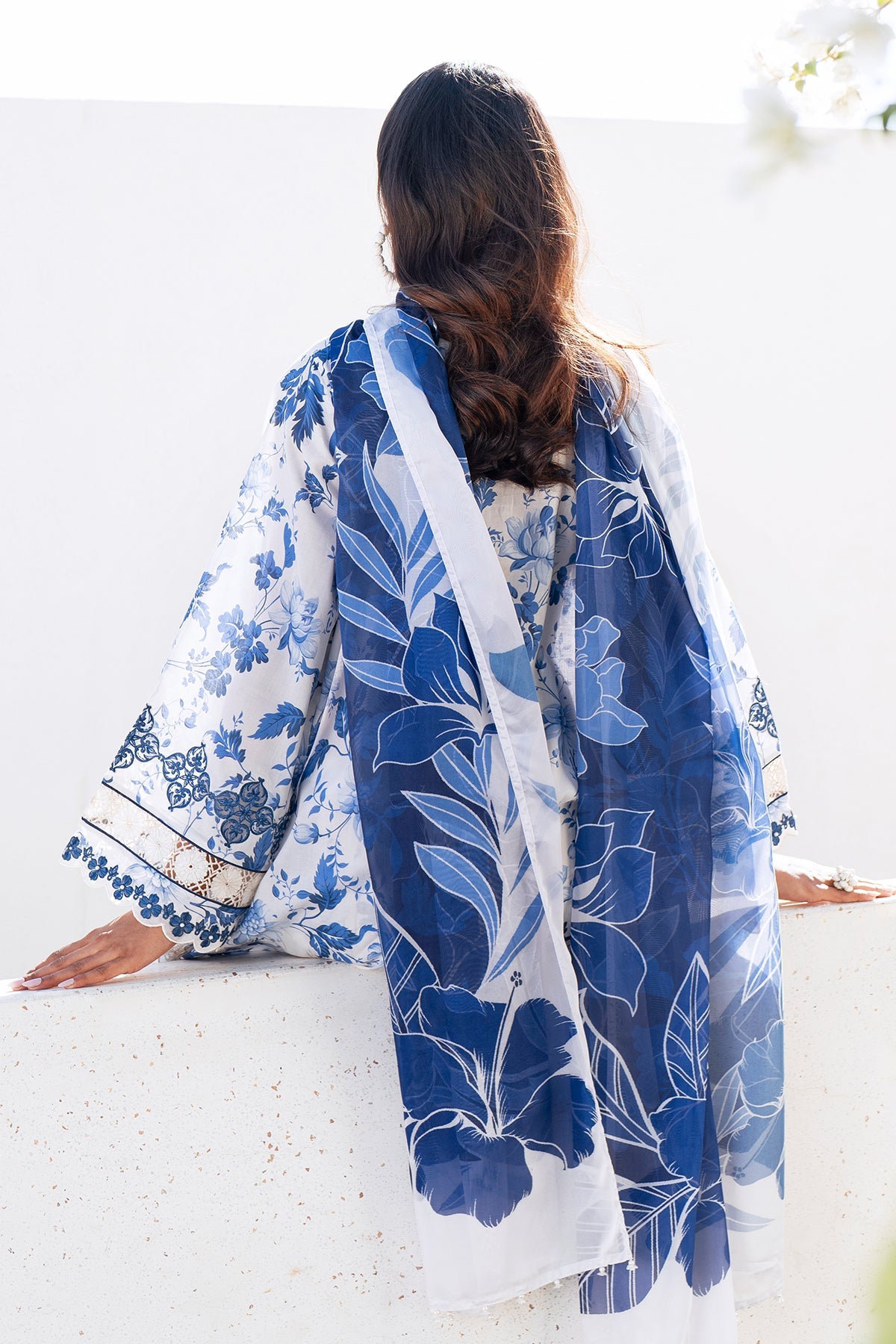 EMBROIDERED PRINTED LAWN SF-4068