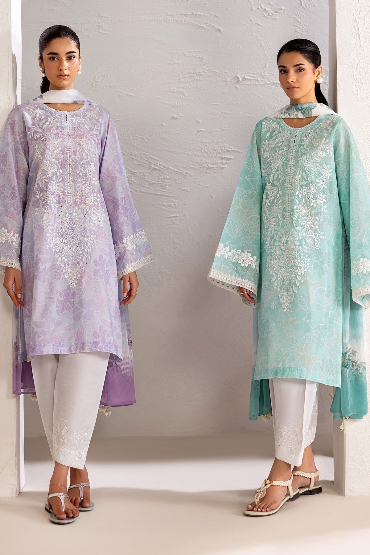 EMBROIDERED LAWN SF-4451
