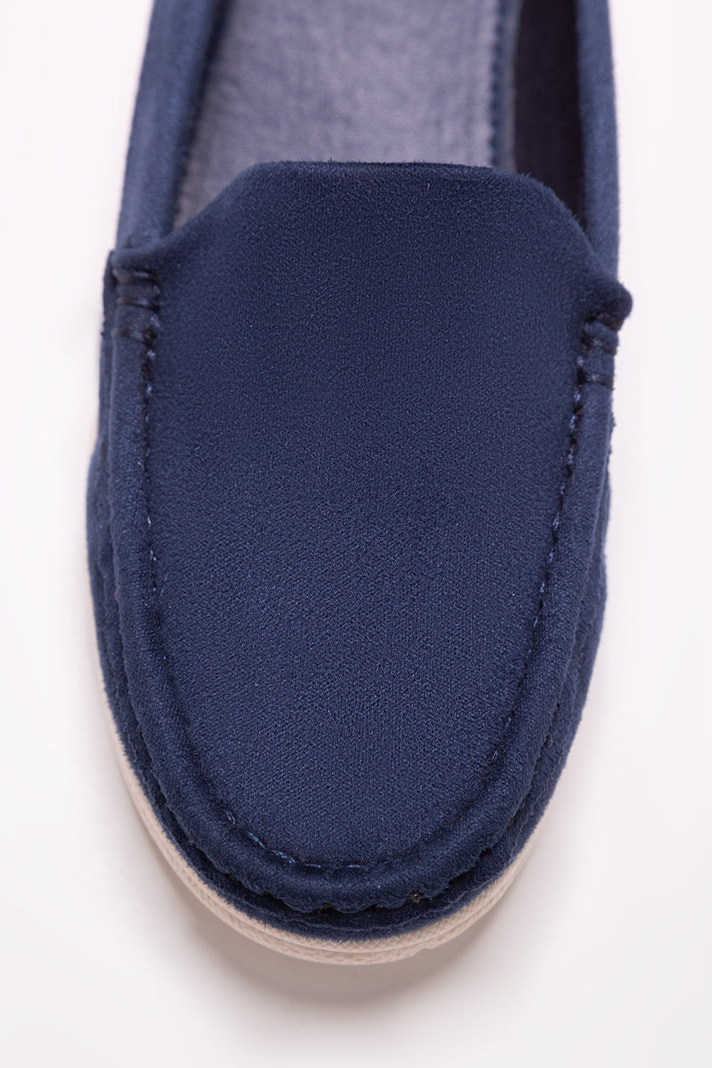 Women Blue Moccasin Shoes