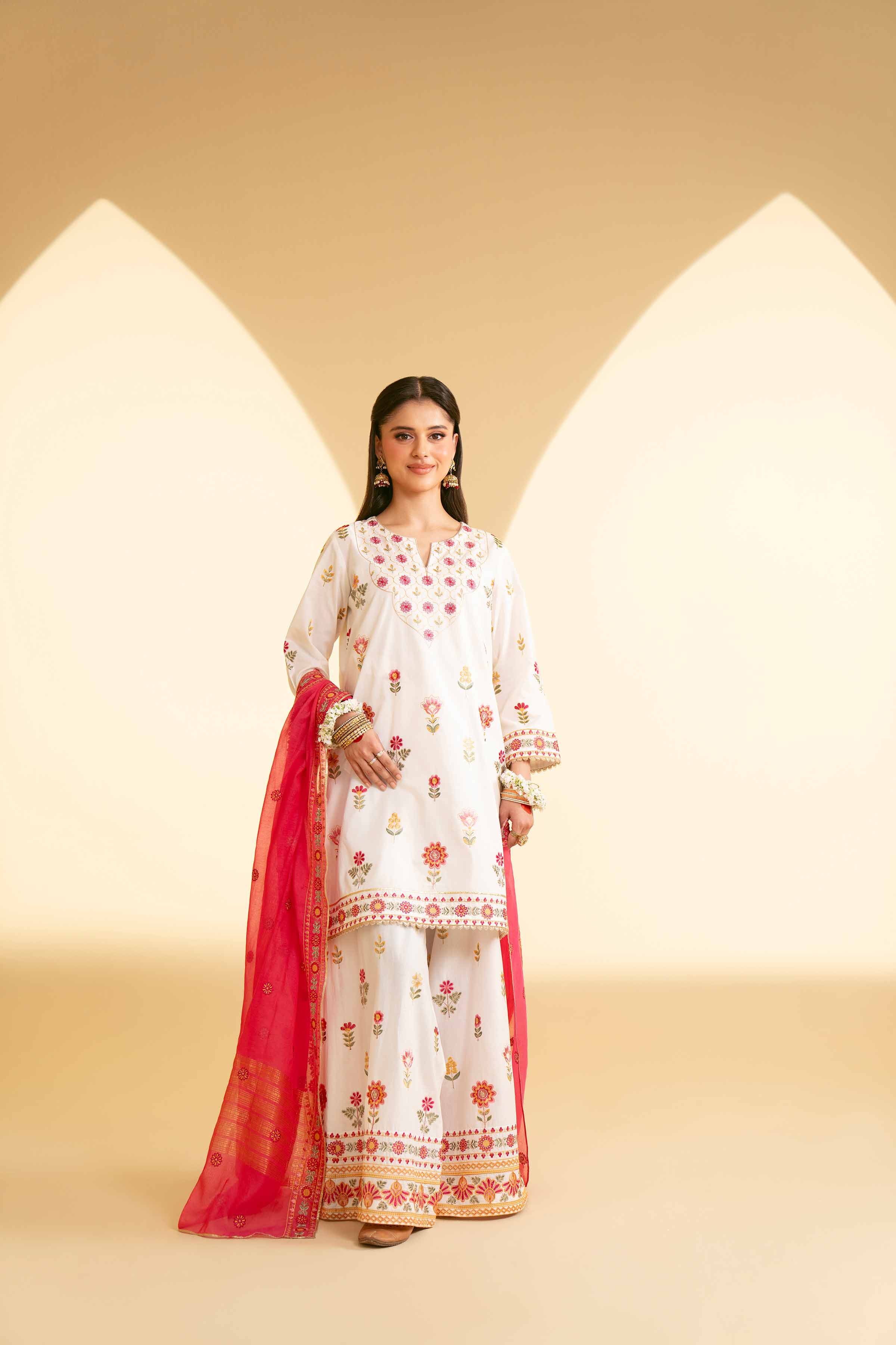 3 Piece - Embroidered Suit - 42219885