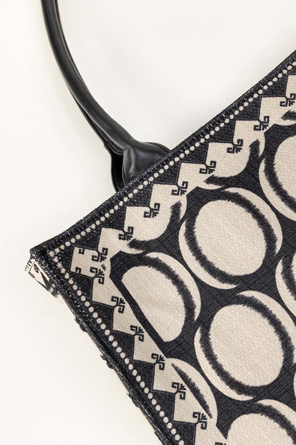 Black White Tote Bag