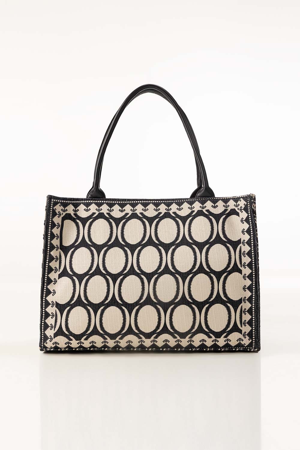 Black White Tote Bag
