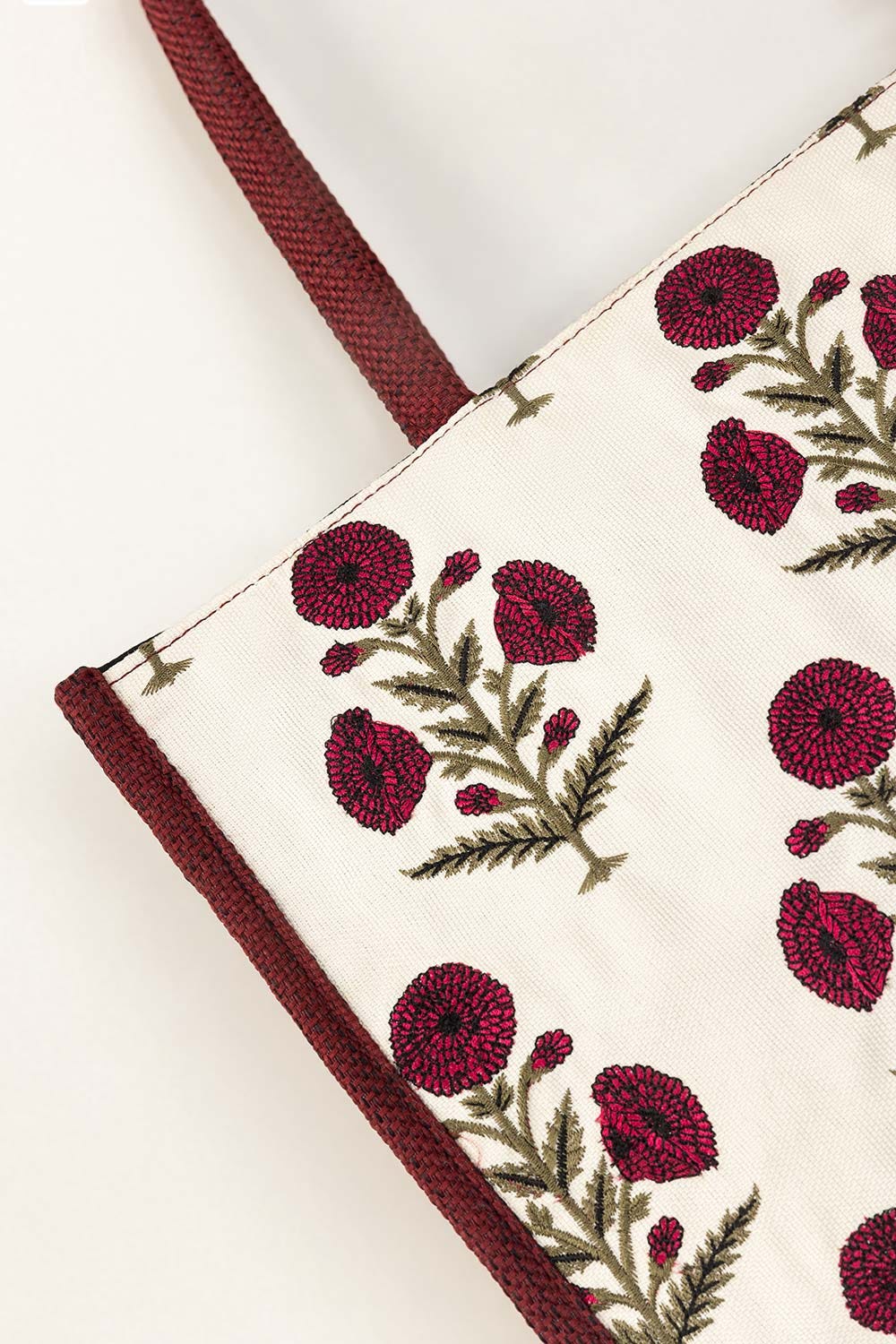 Maroon Tote Bag