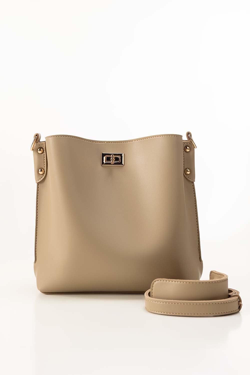 Brown Bucket Bag