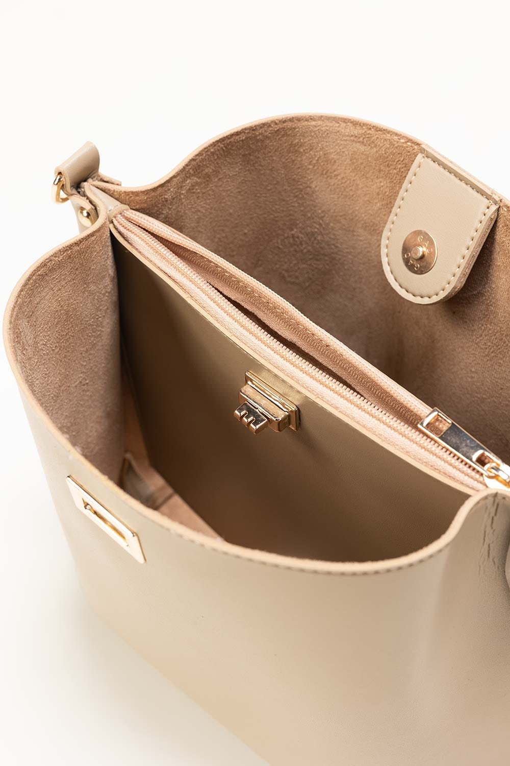 Brown Bucket Bag