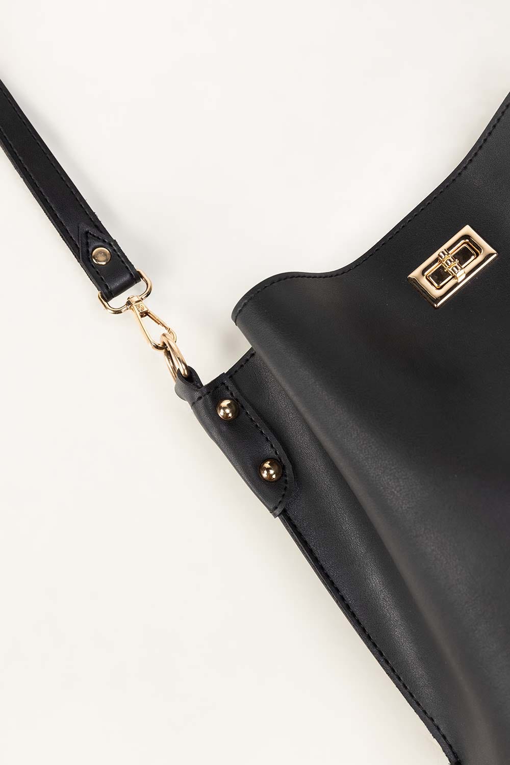 Black Bucket Bag