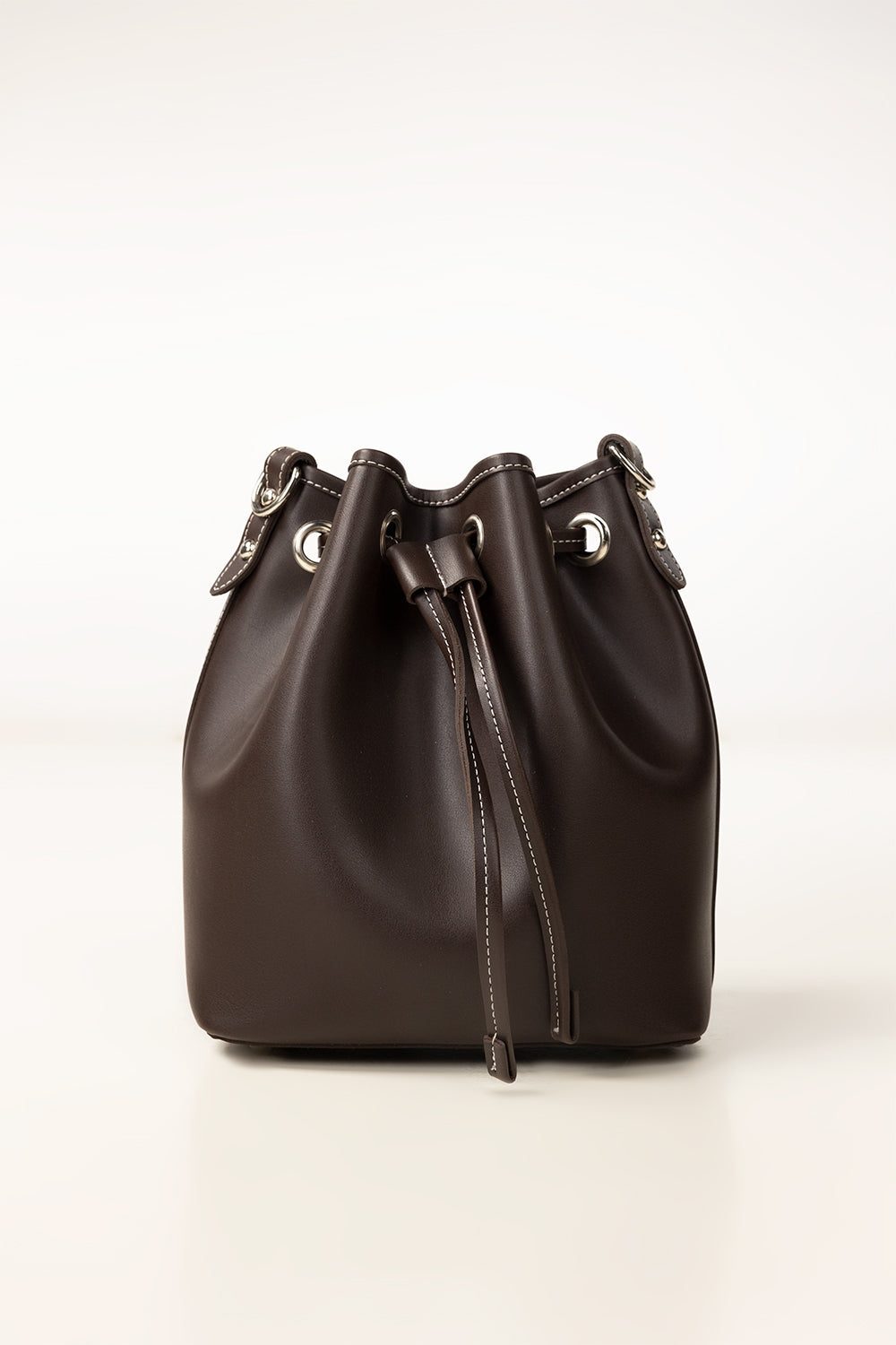 Dark Brown Bucket Bag