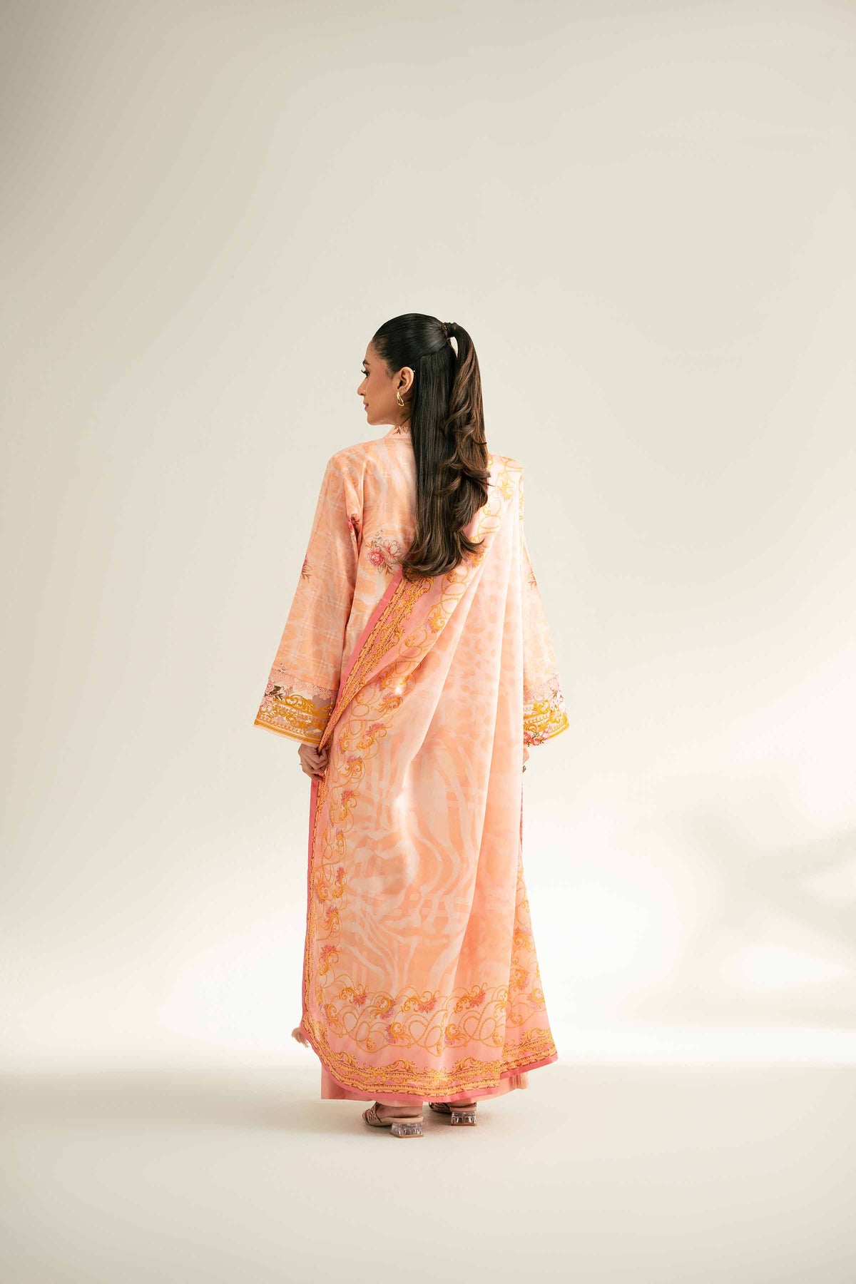 3 Piece - Digital Printed Embroidered Suit - 42501842
