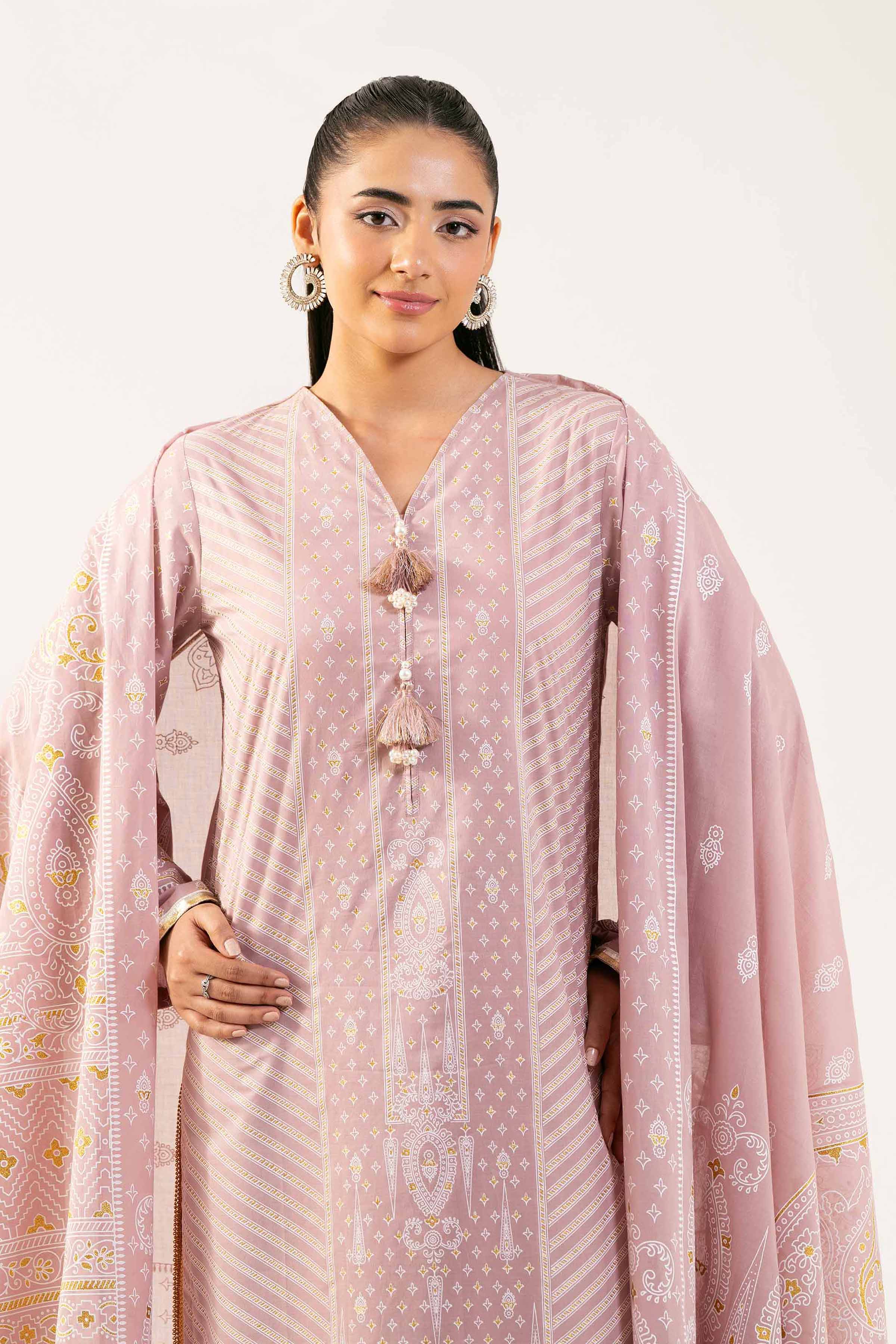 3 Piece - Foil Printed Suit - 42501899