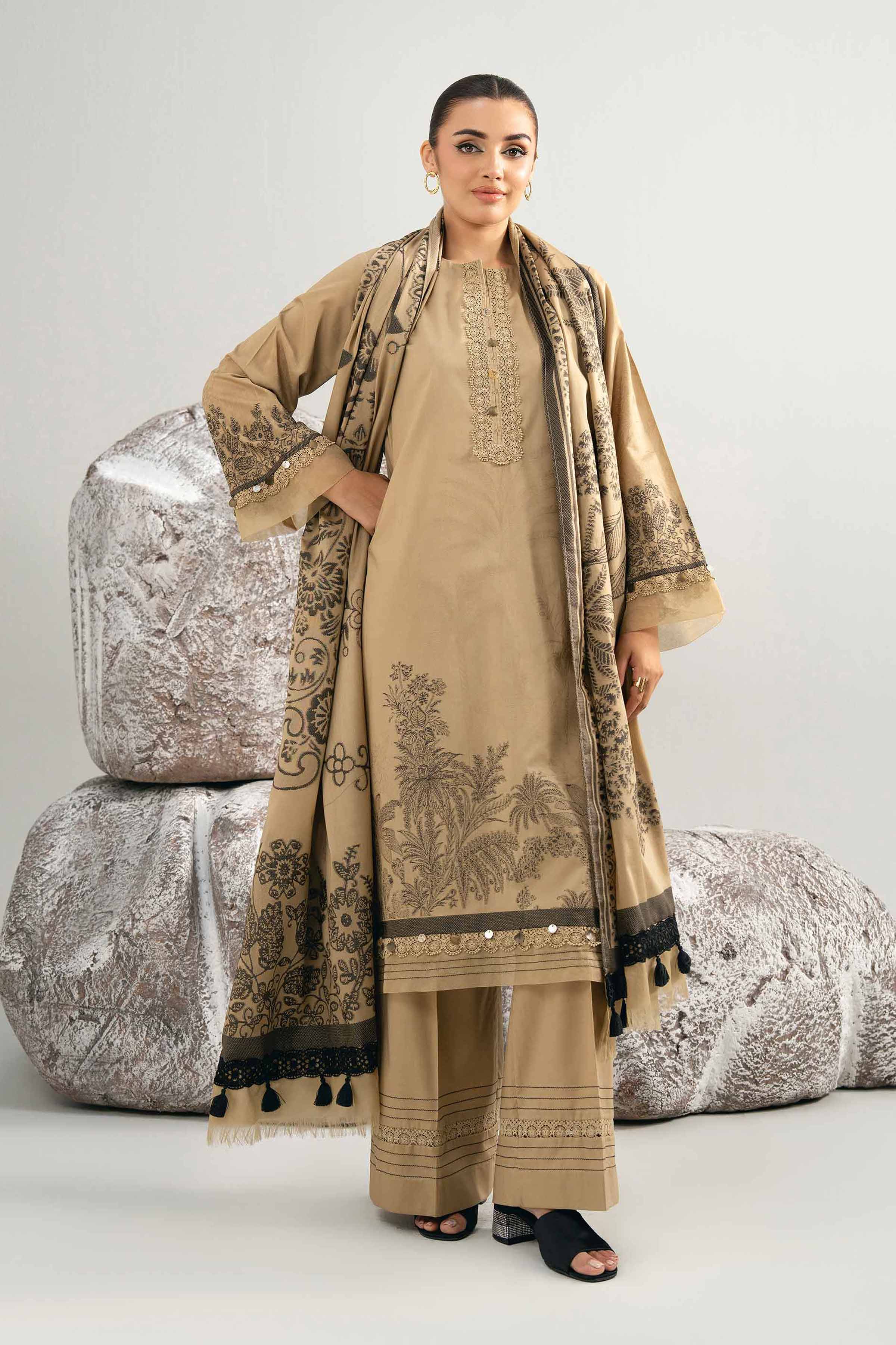 3 Piece - Dyed Jacquard Suit - 42502040