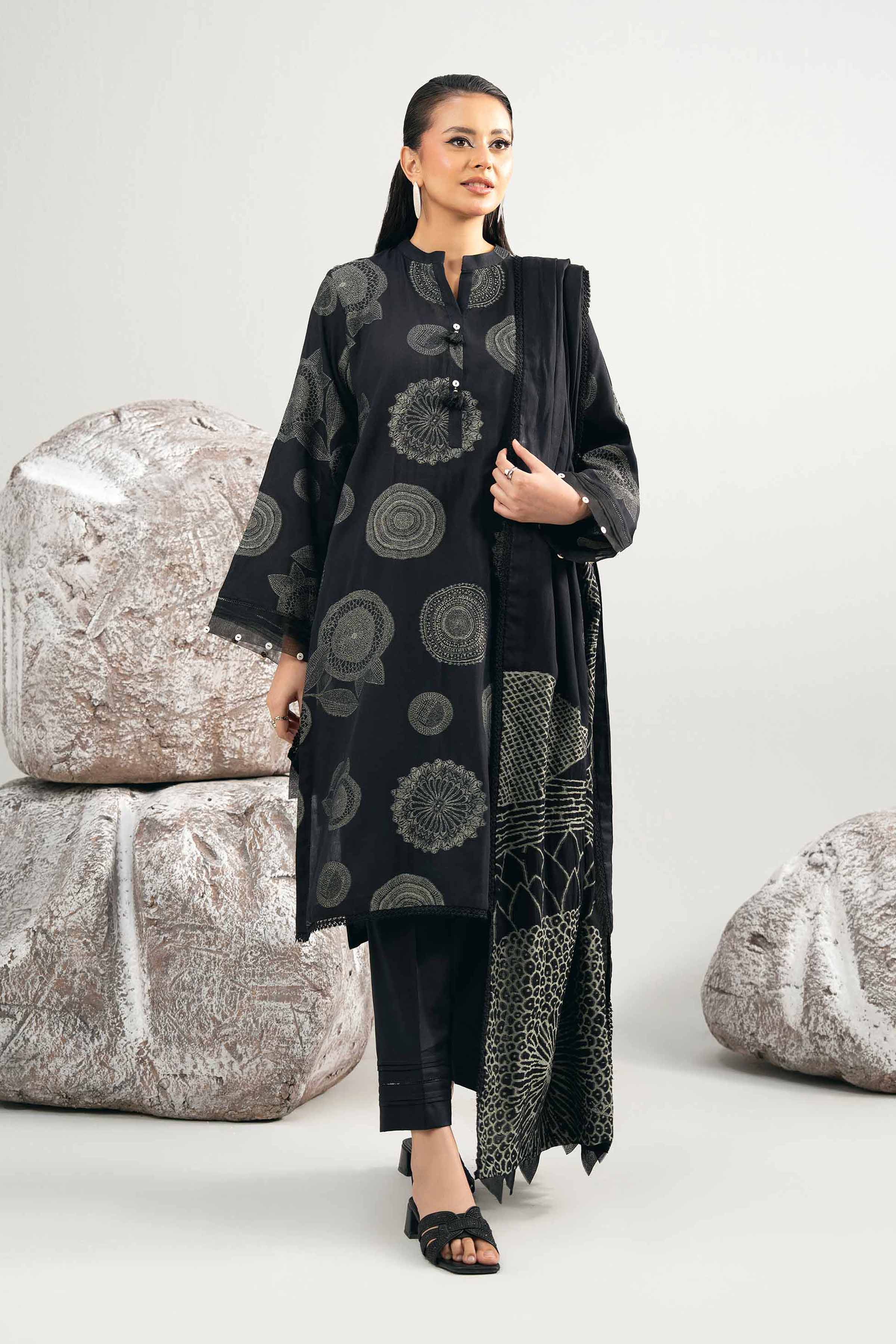 3 Piece - Dyed Jacquard Suit - 42502042