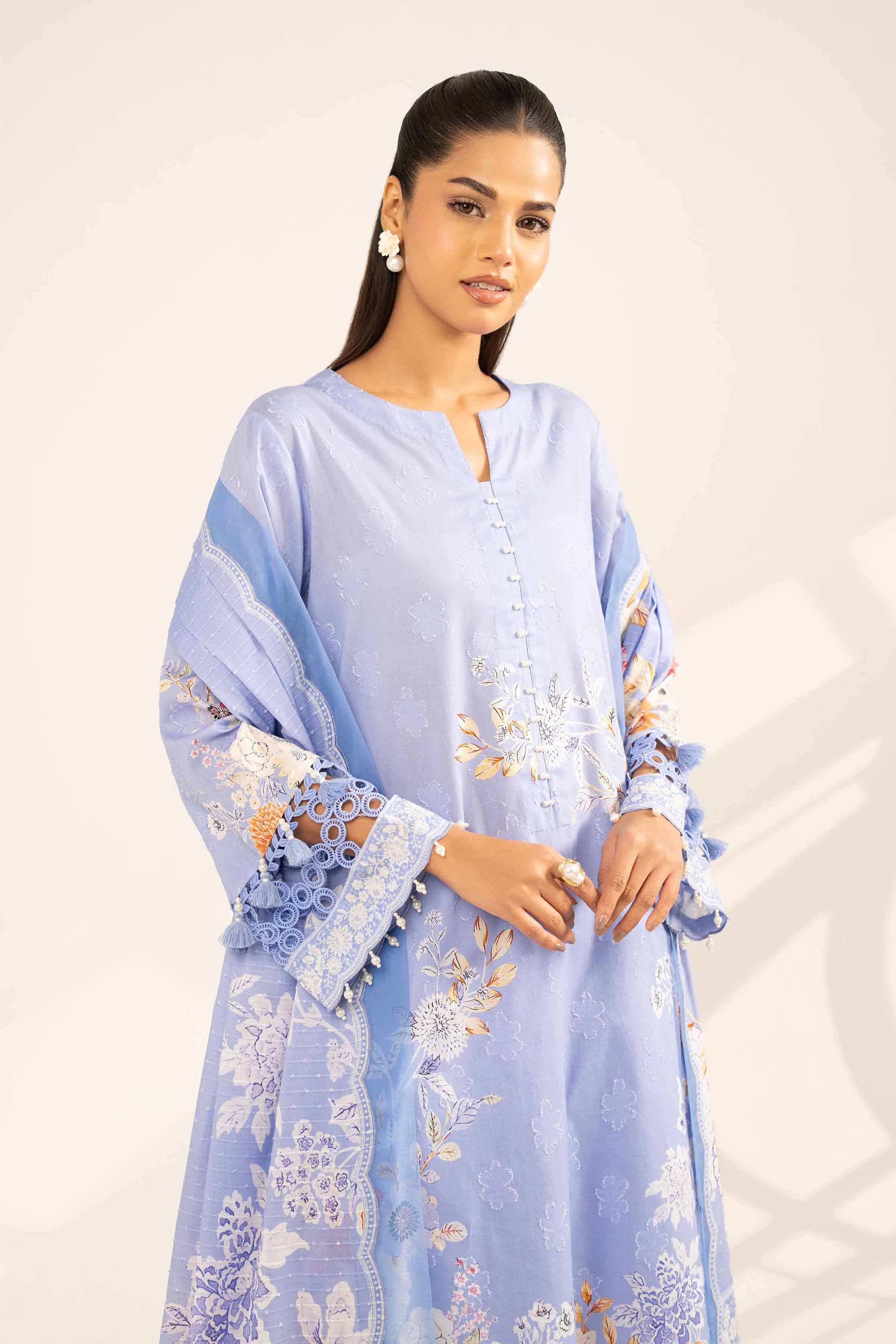 3 Piece - Digital Printed Jacquard Suit - 42502115