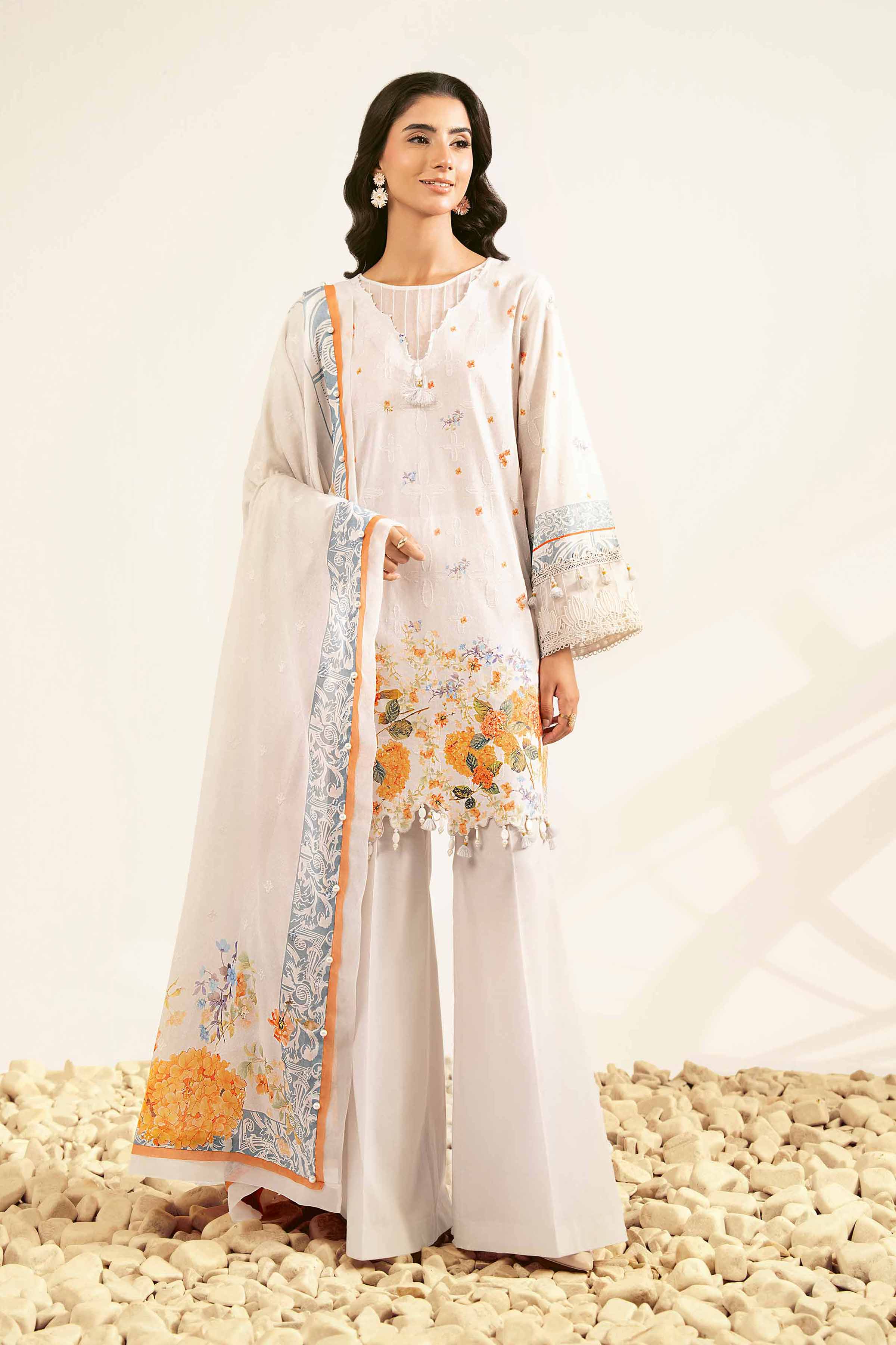 3 Piece - Digital Printed Jacquard Suit - 42502118