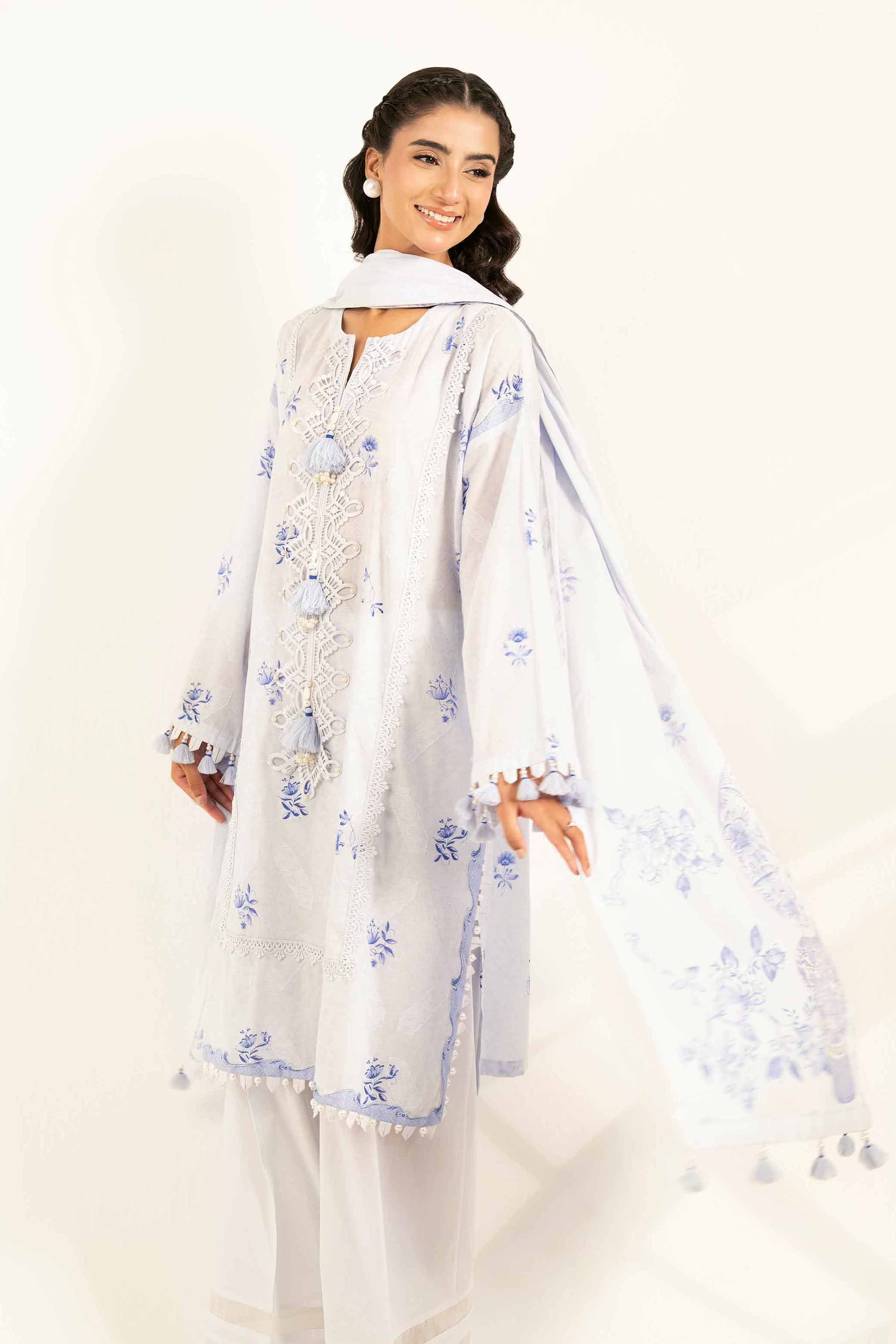 3 Piece - Digital Printed Jacquard Suit - 42502122