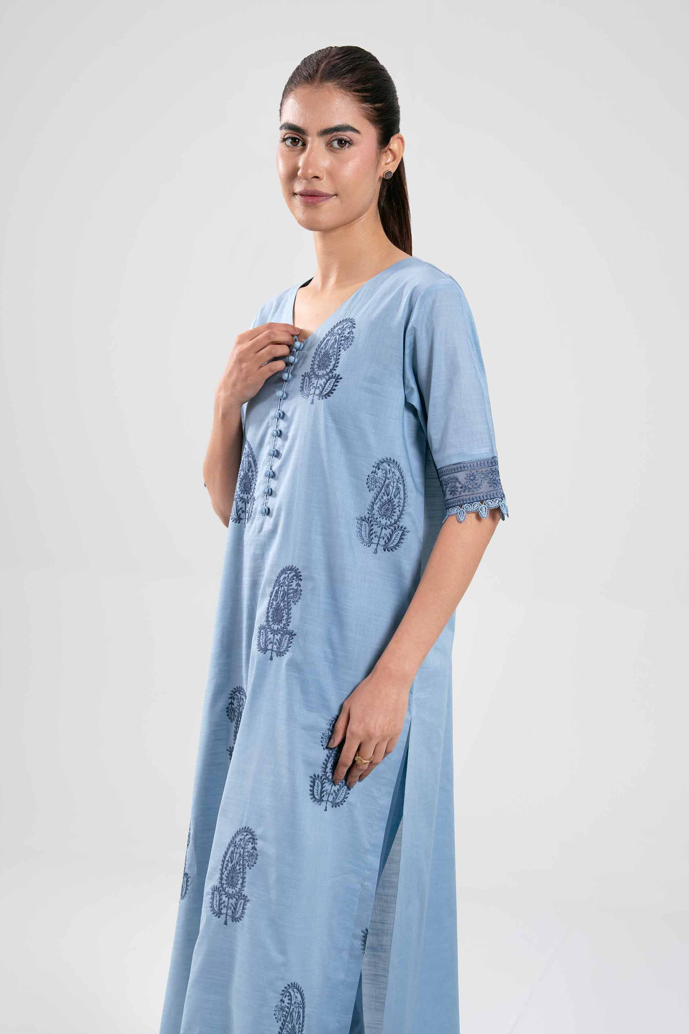 2 Piece - Embroidered Suit - 42502306