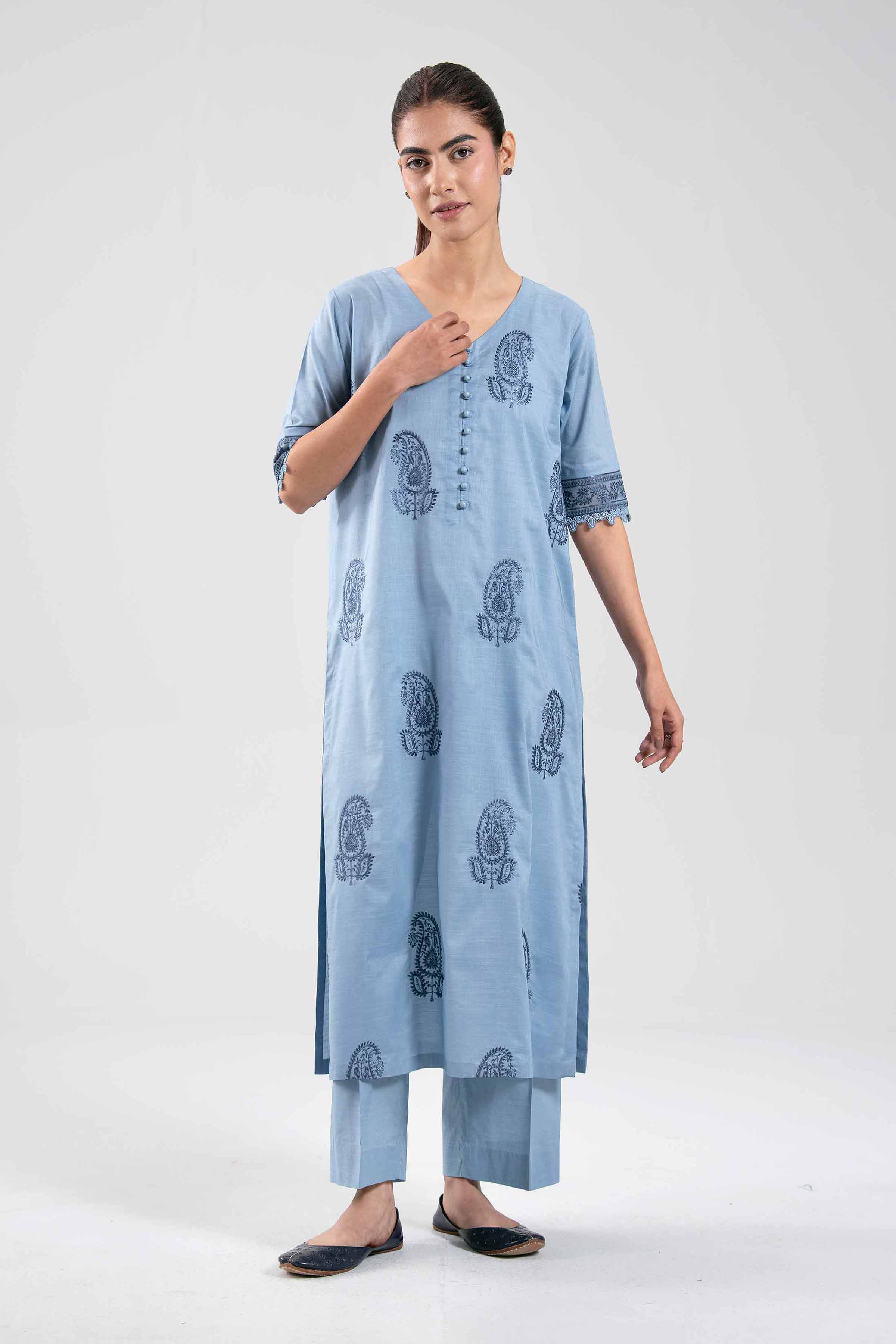 2 Piece - Embroidered Suit - 42502306