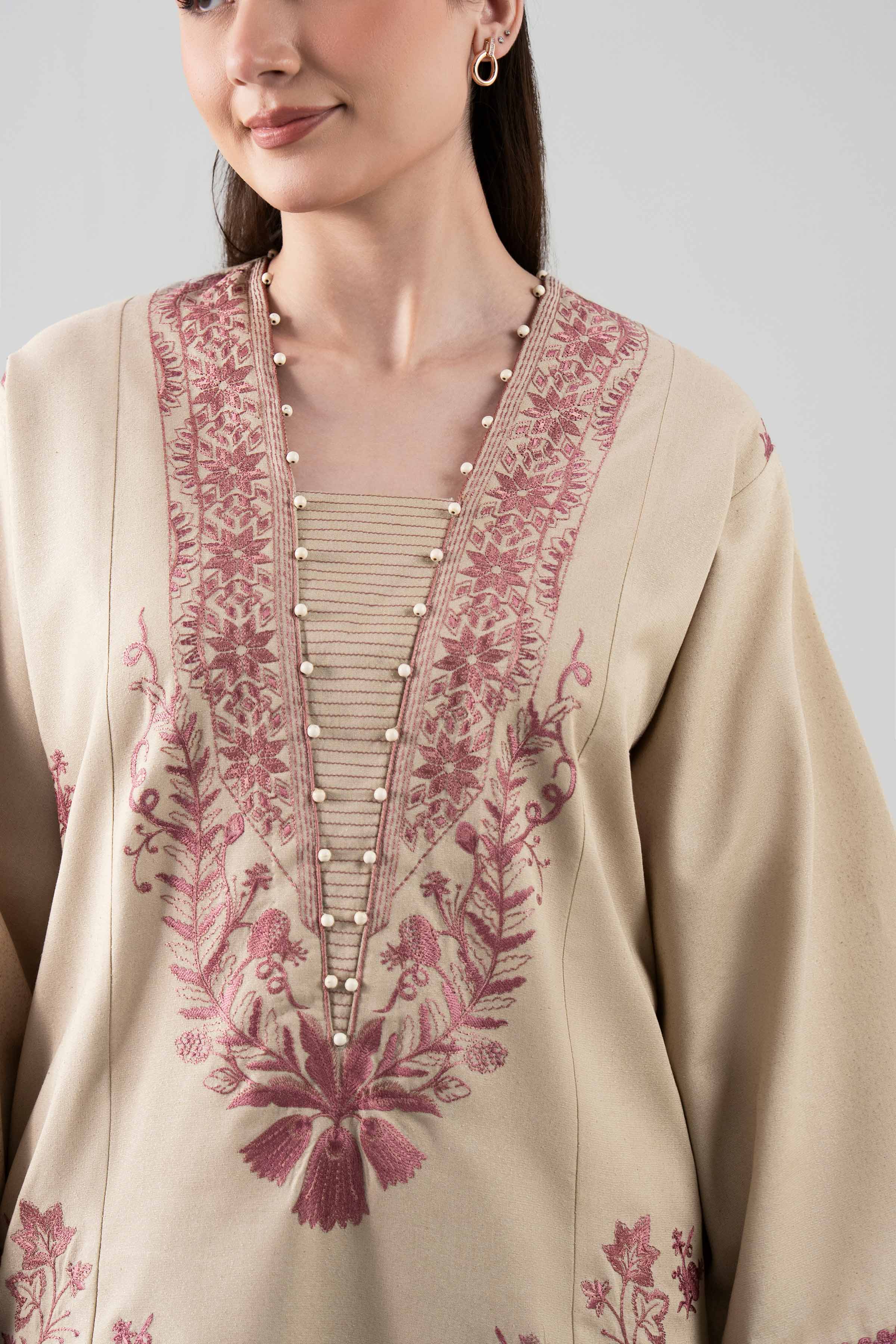 Embroidered Net Fabric (1Pc)