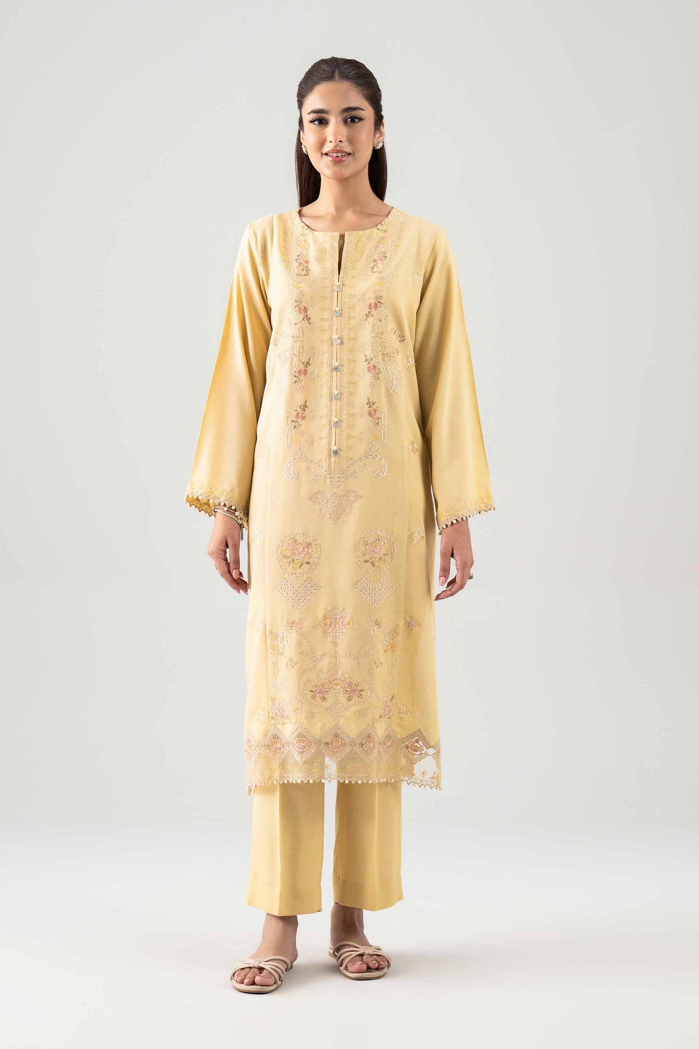 3 Piece Embroidered Lawn Suit