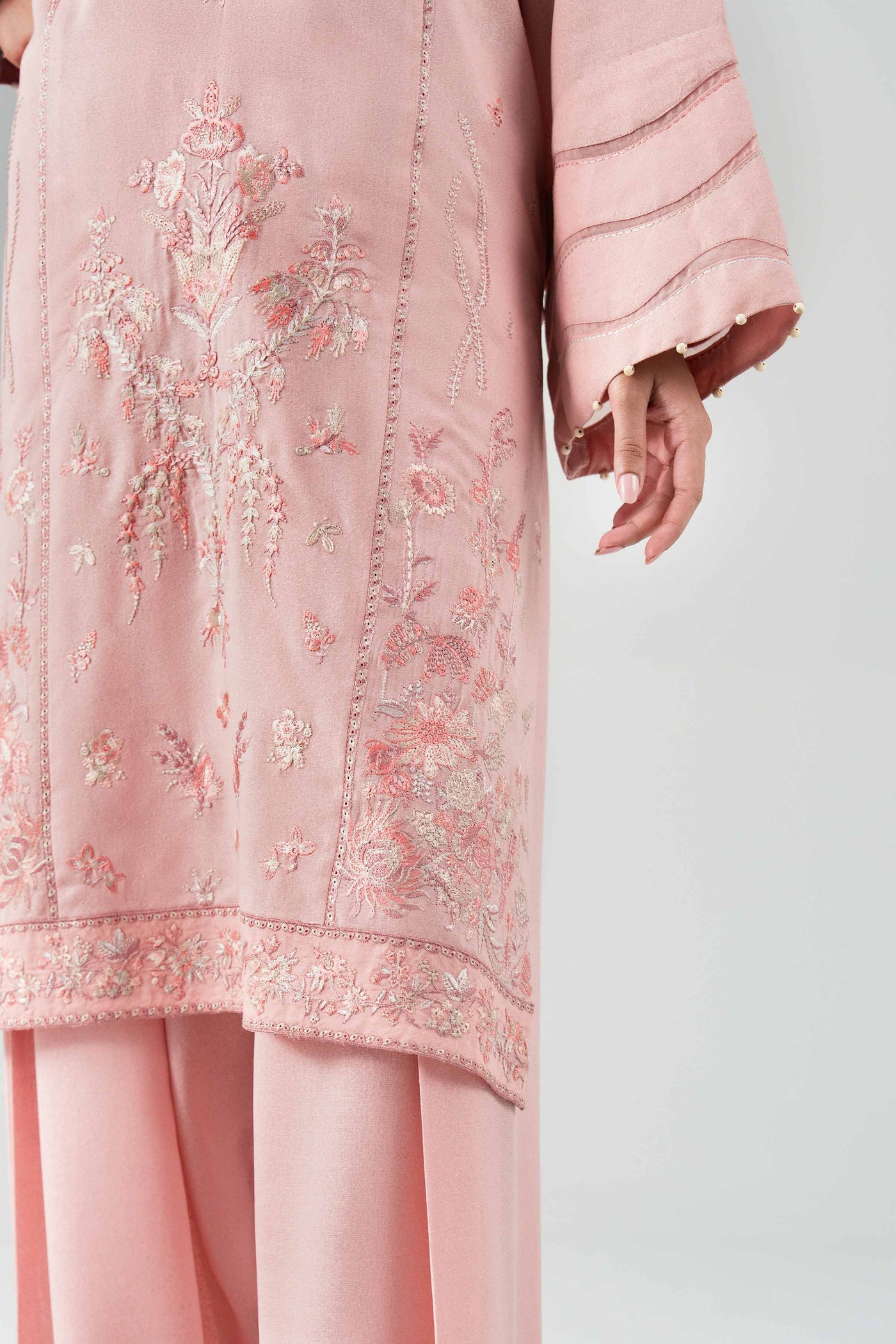 3 Piece Unstitched Embroidered Lawn Suit