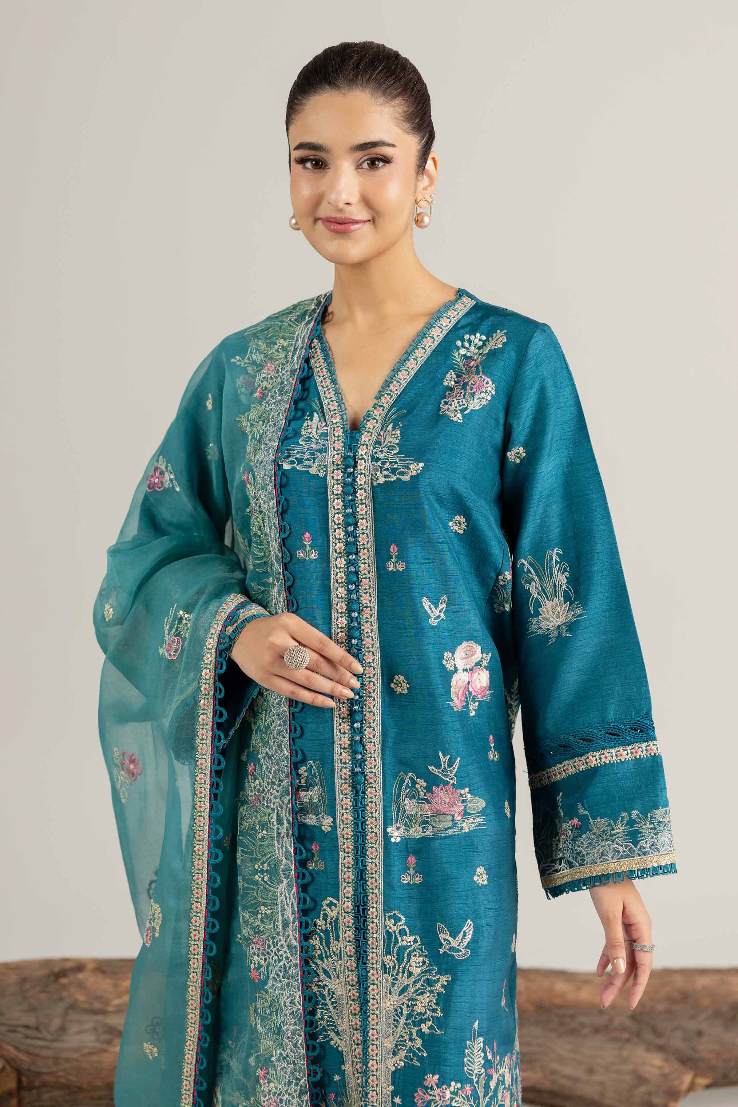 3 Piece - Embroidered Suit - 42502769
