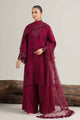 3 Piece Embroidered Organza Suit