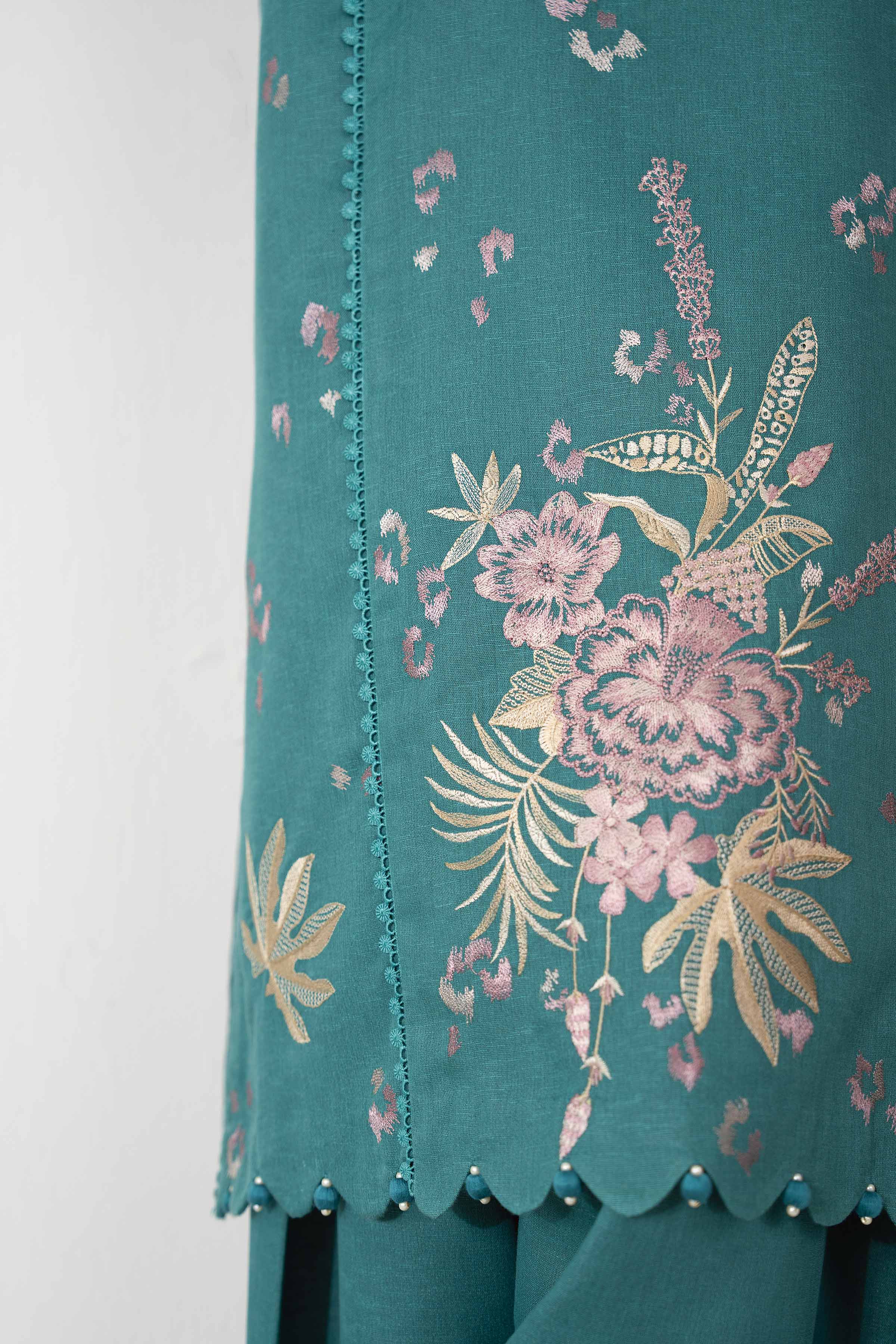 2 Piece - Embroidered Suit - 42502806