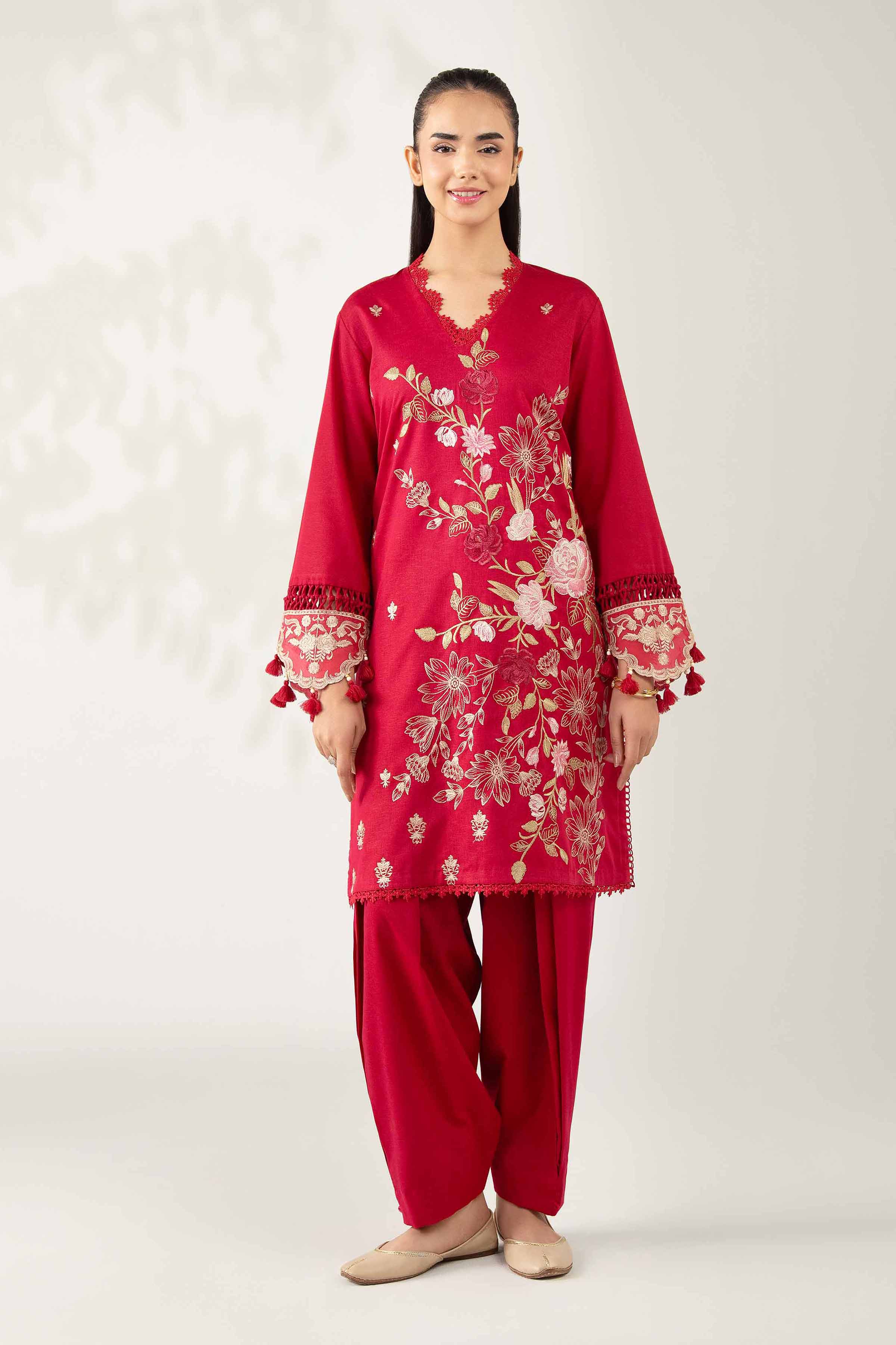 2 Piece - Embroidered Suit - 42502808