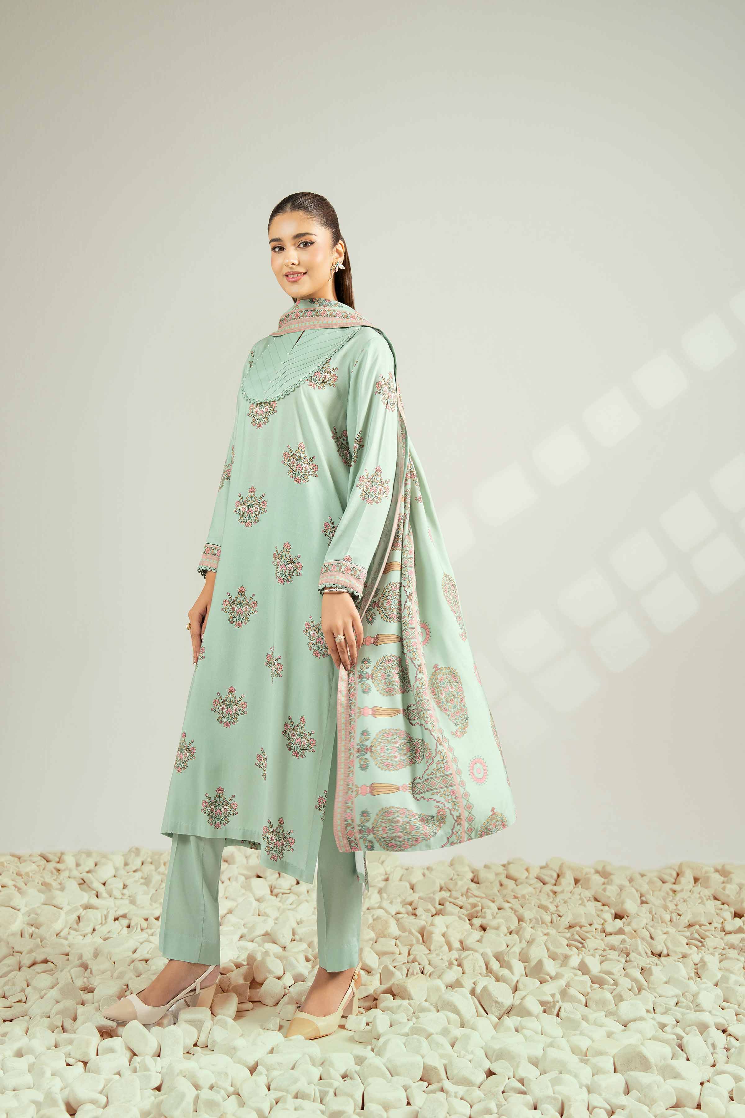 3 Piece - Printed Suit - 42502829