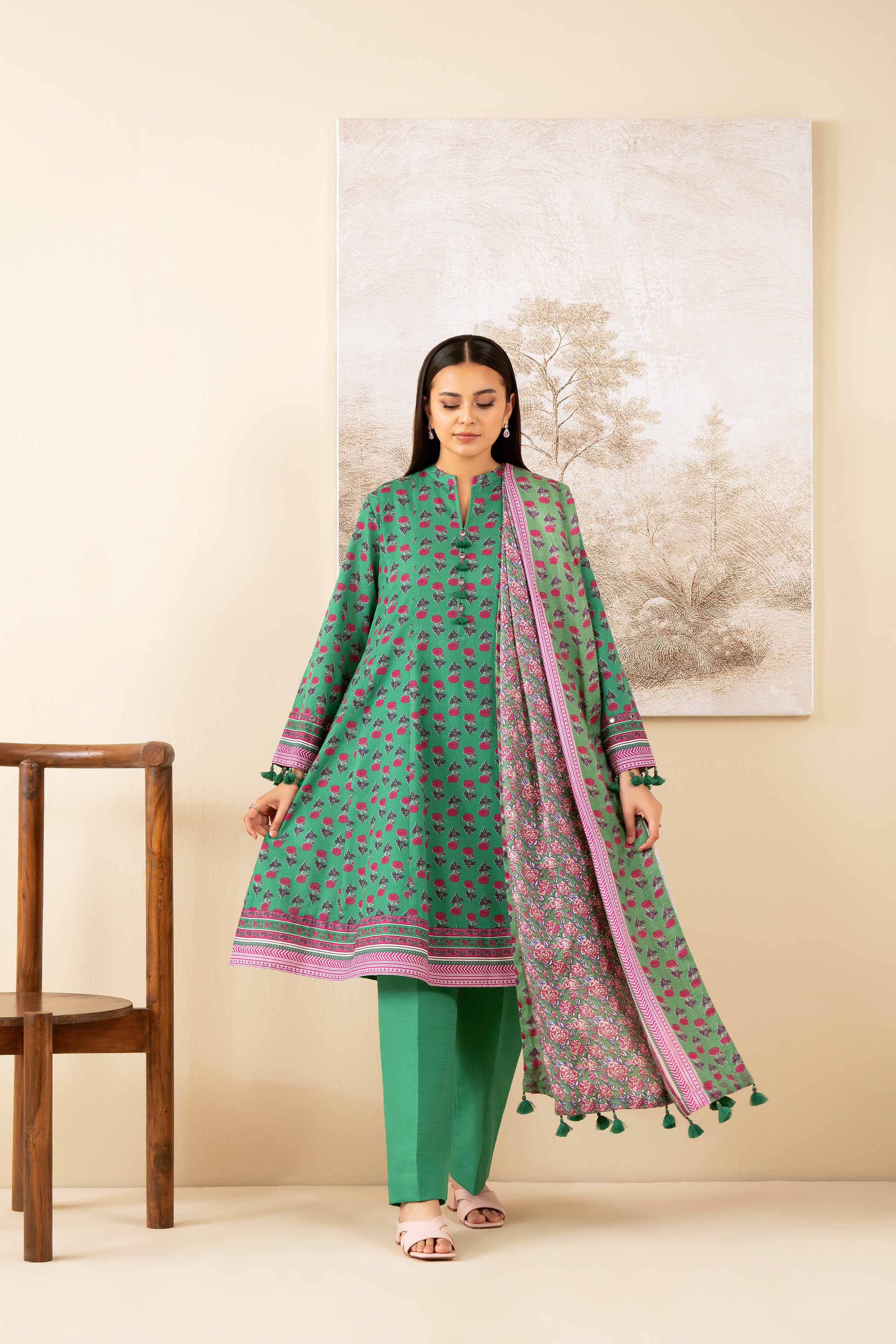 3 Piece - Printed Suit - 42502887