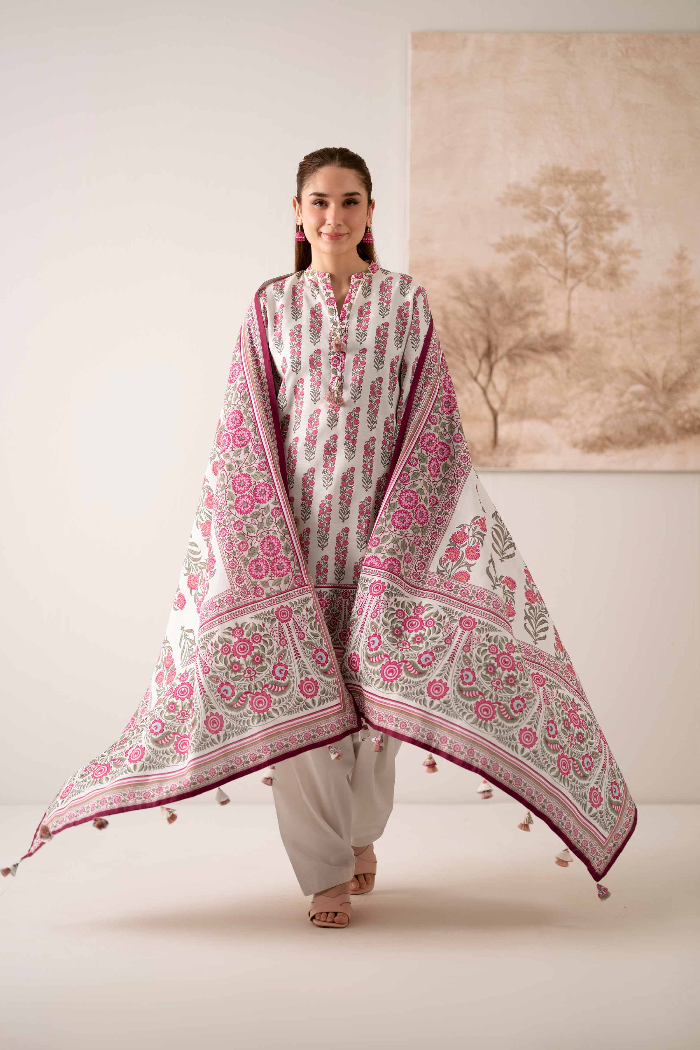 3 Piece - Digital Printed Suit - 42502901