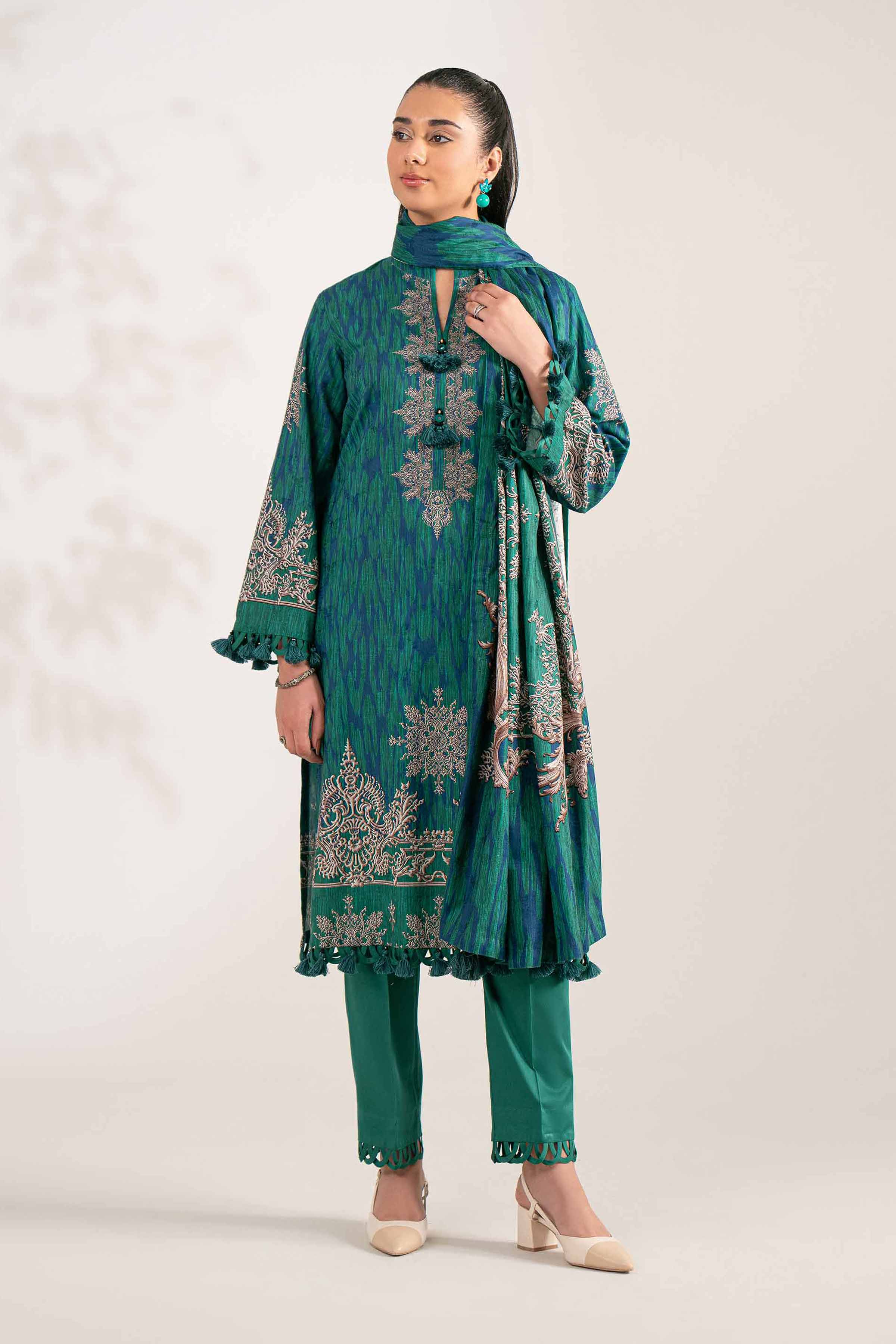 3 Piece - Digital Printed Suit - 42502907