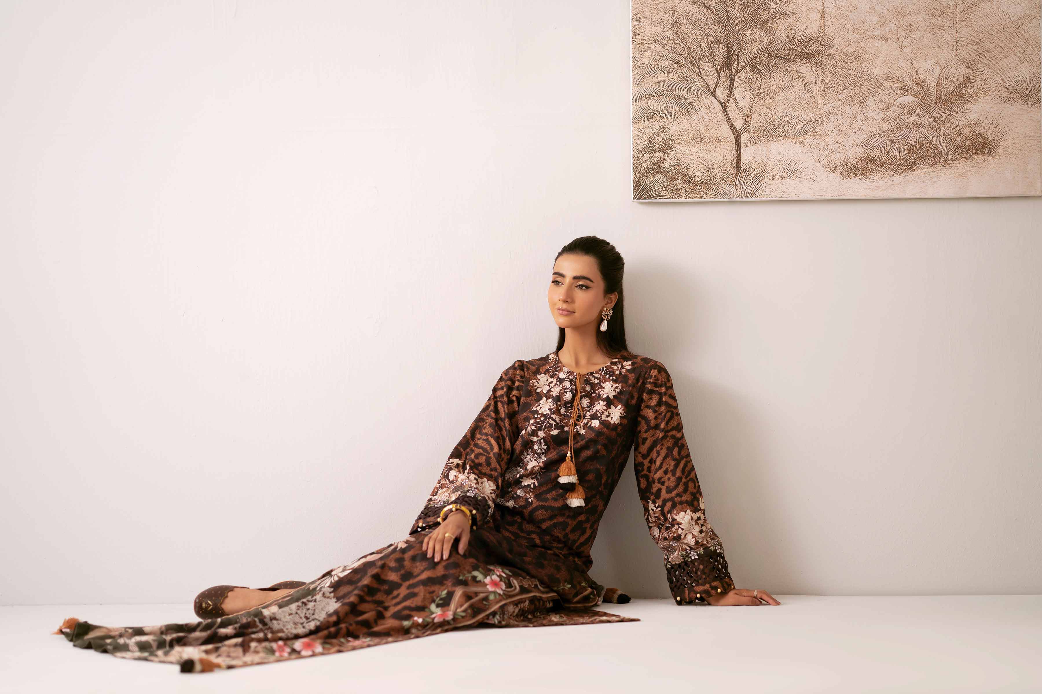 3 Piece - Digital Printed Suit - 42502908