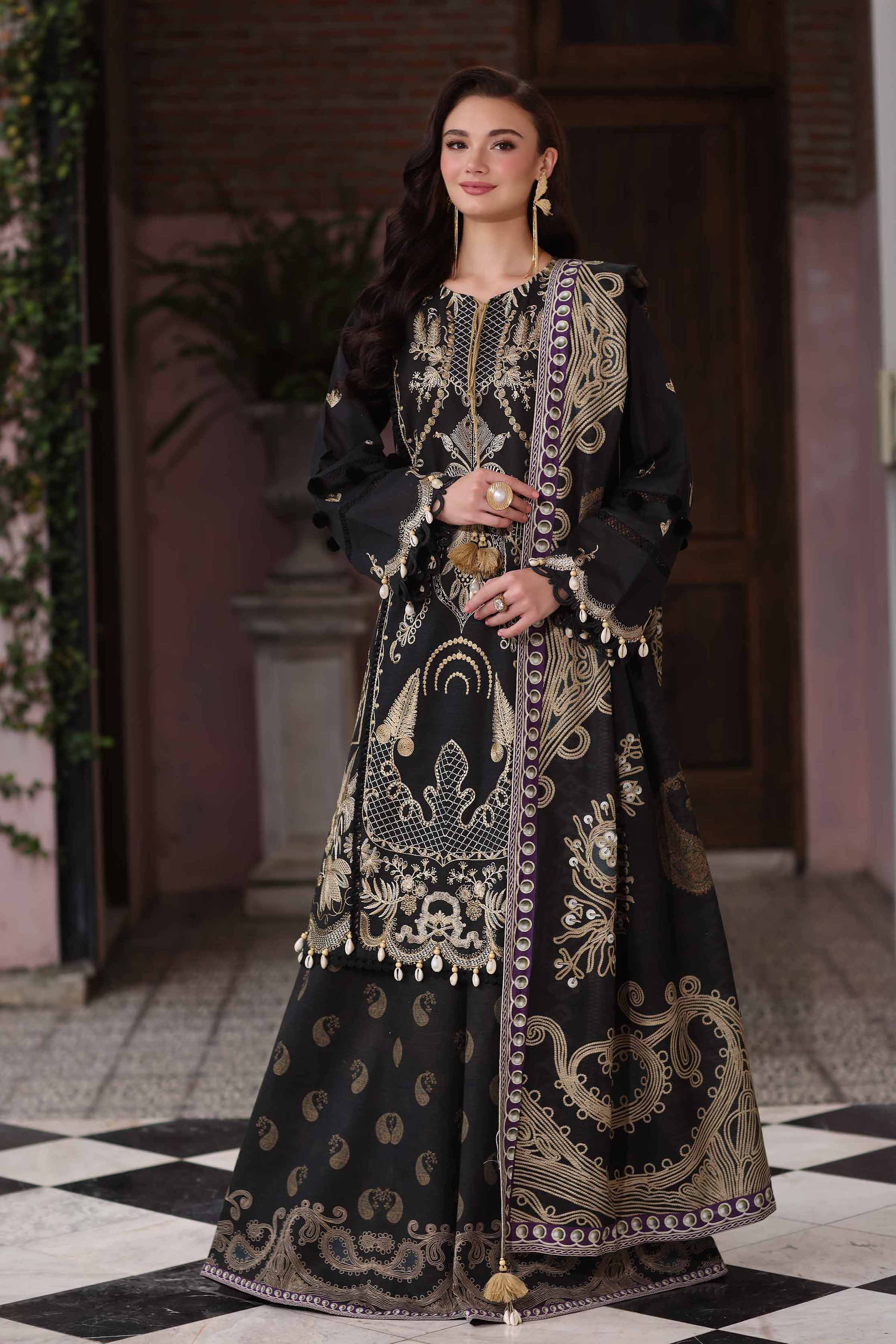 3 Piece - Digital Printed Embroidered Suit - 42502909