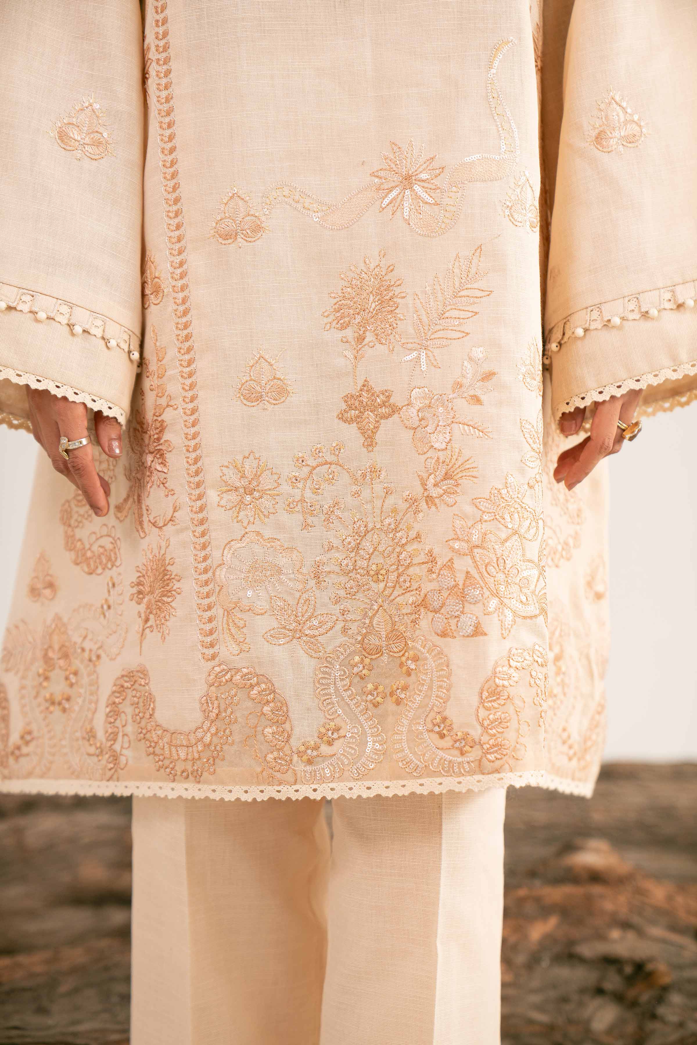 3 Piece - Embroidered Suit - 42503501