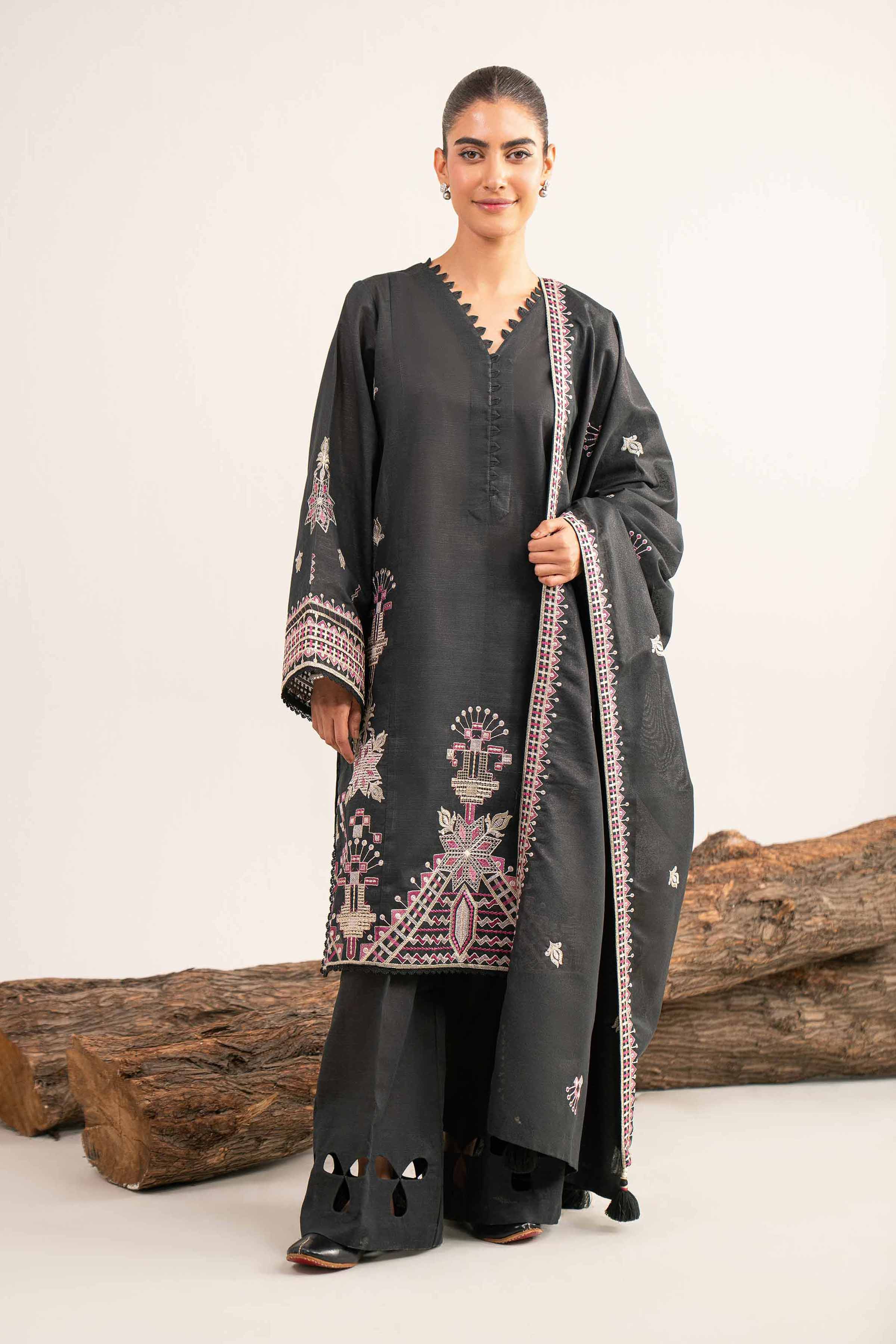 3 Piece - Embroidered Suit - 42503503