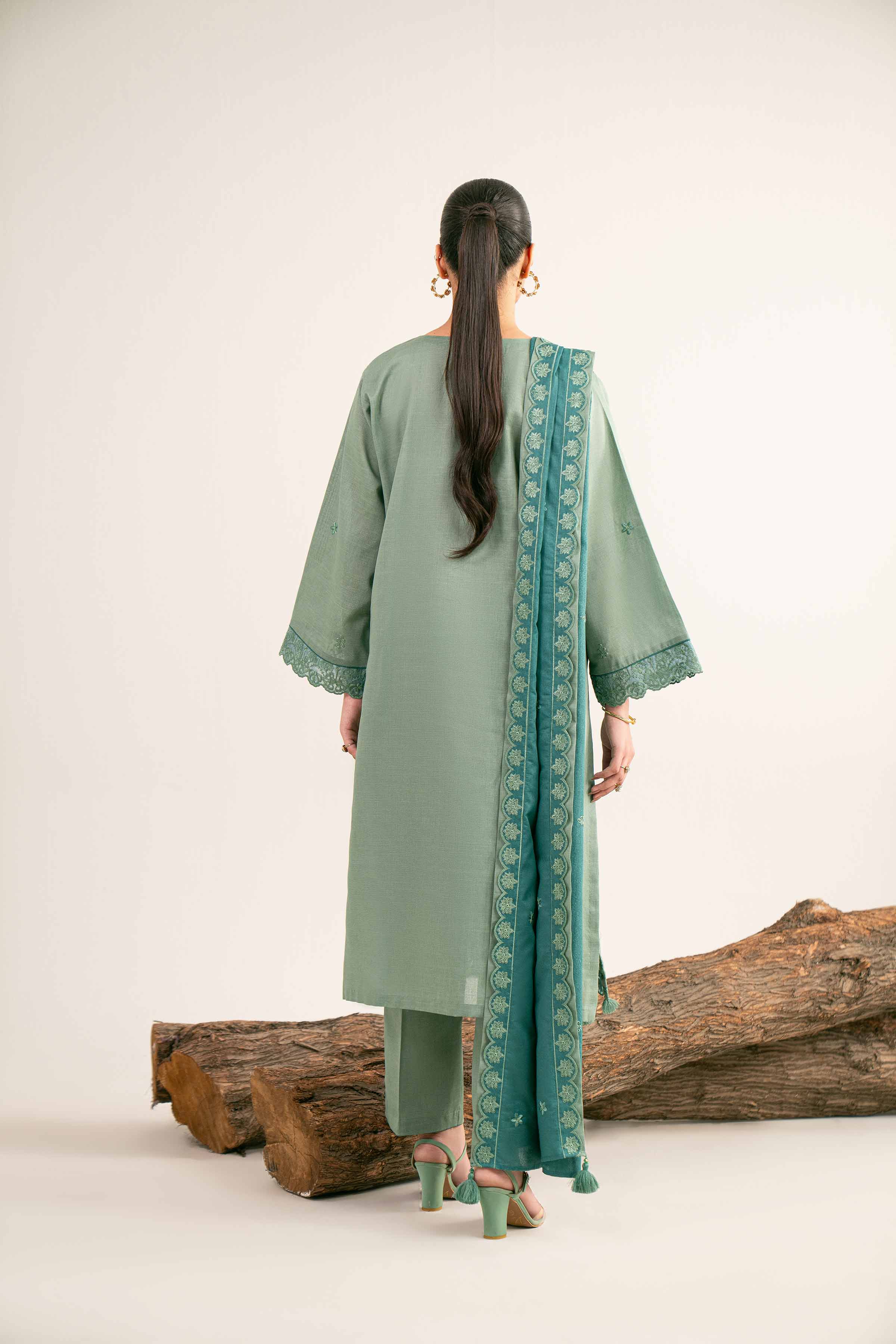 3 Piece - Embroidered Suit - 42503504