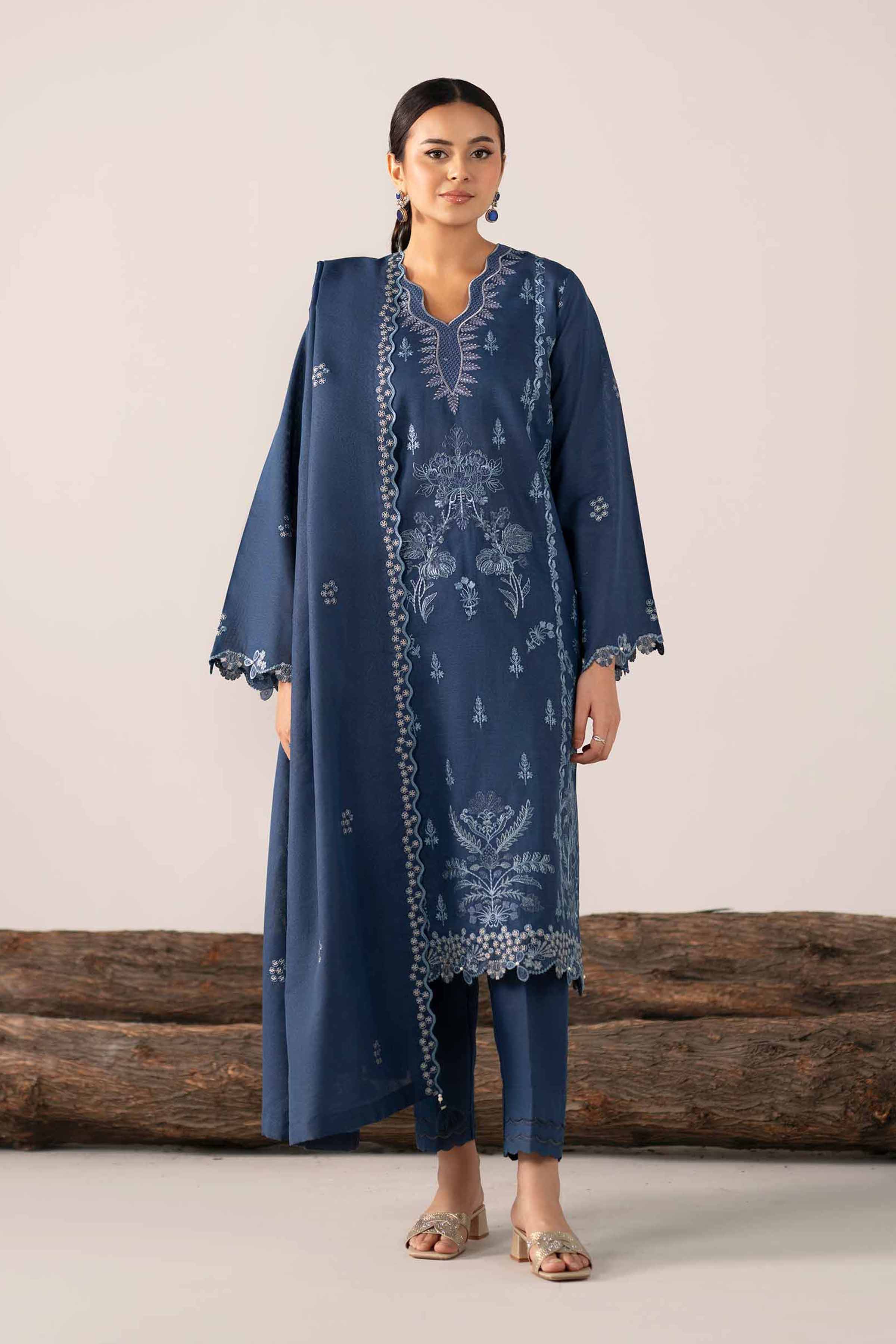 3 Piece - Embroidered Suit - 42503506